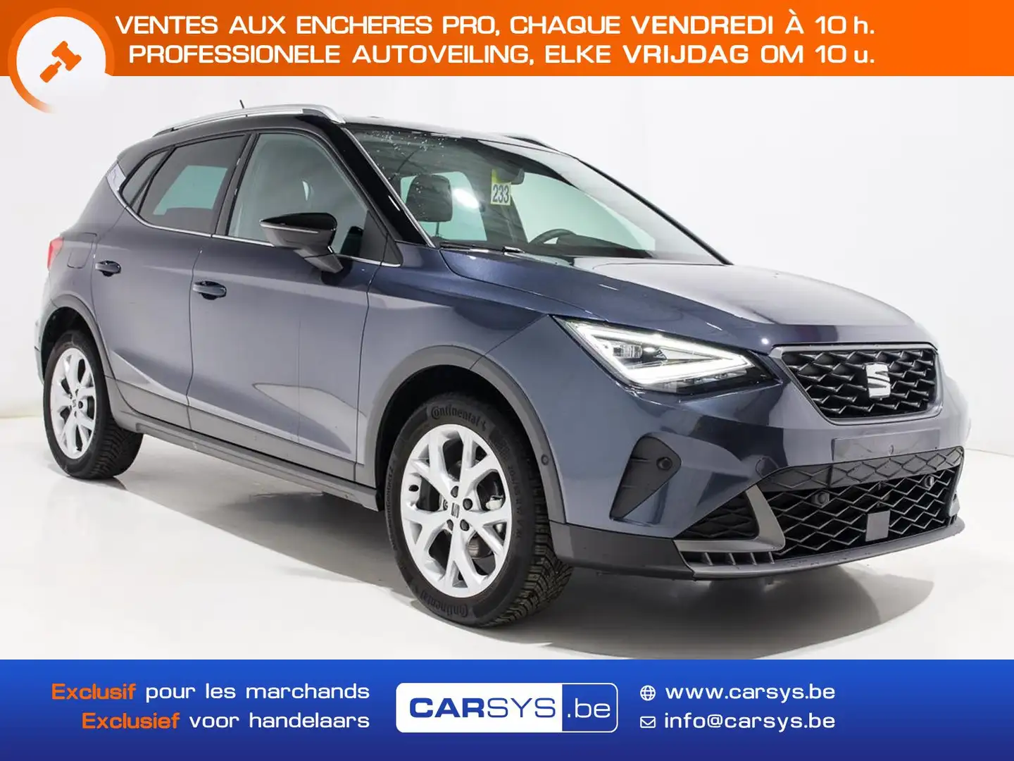 SEAT Arona 1.0 TSI 115 - FR S.CUIR - LED - CAM - GPS - 17 Gris - 1