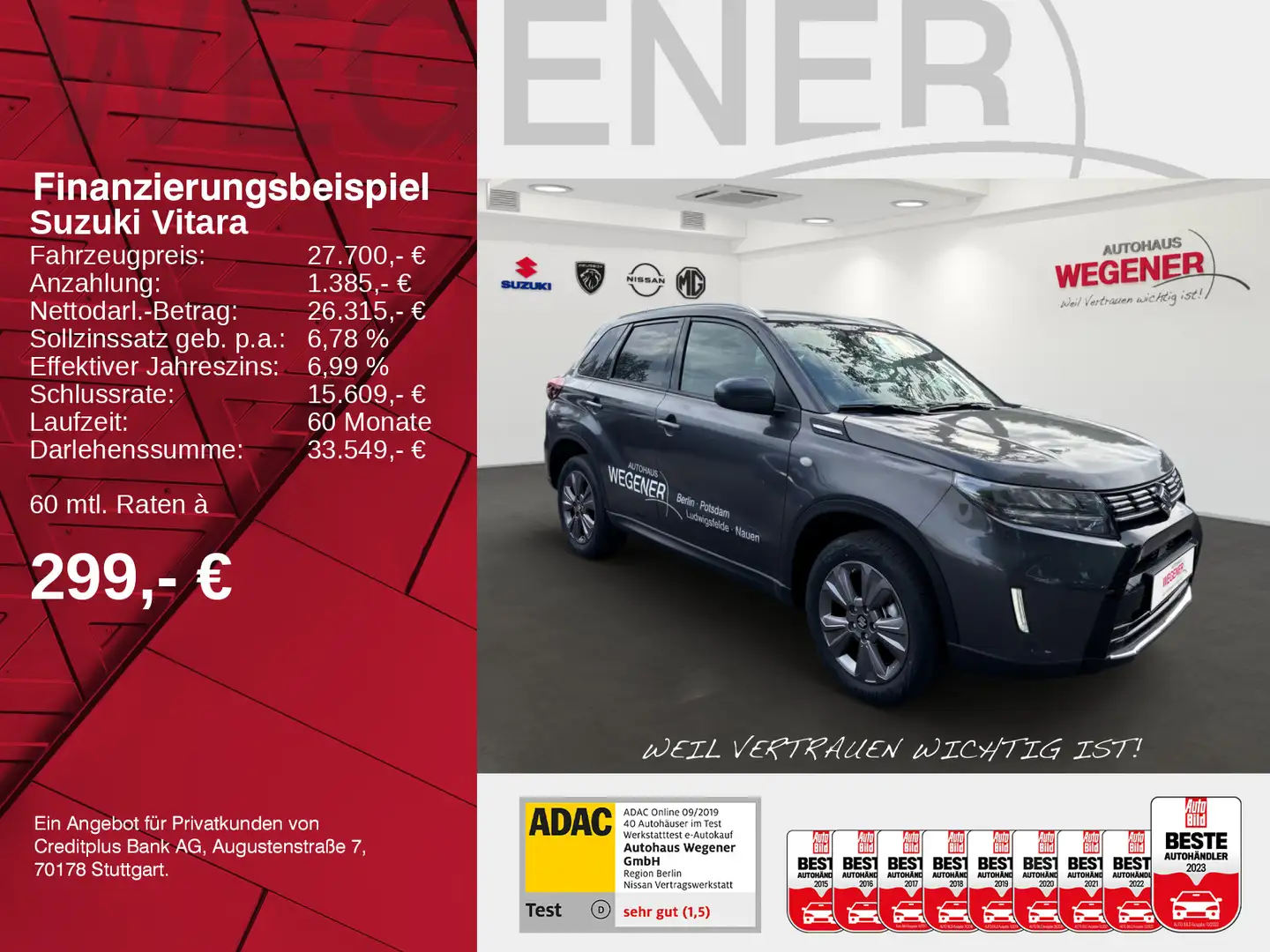 Suzuki Vitara VITARA 1,5 COMFORT AGS Gris - 2