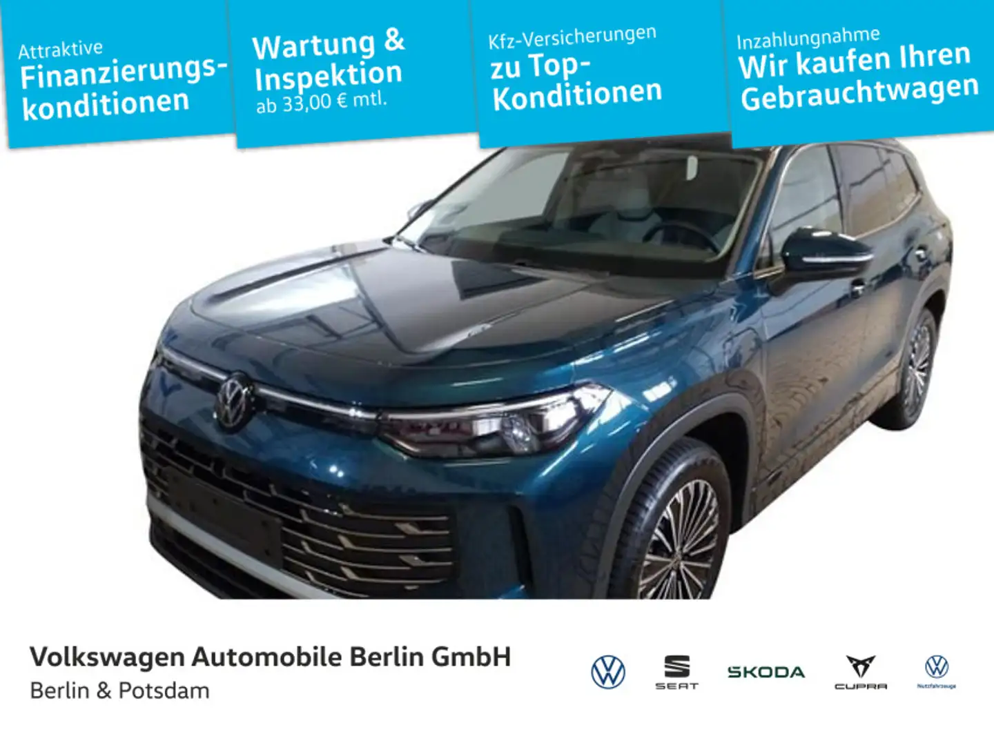 Volkswagen Tayron 1.5 TSI DSG eHybrid Elegance Blau - 1