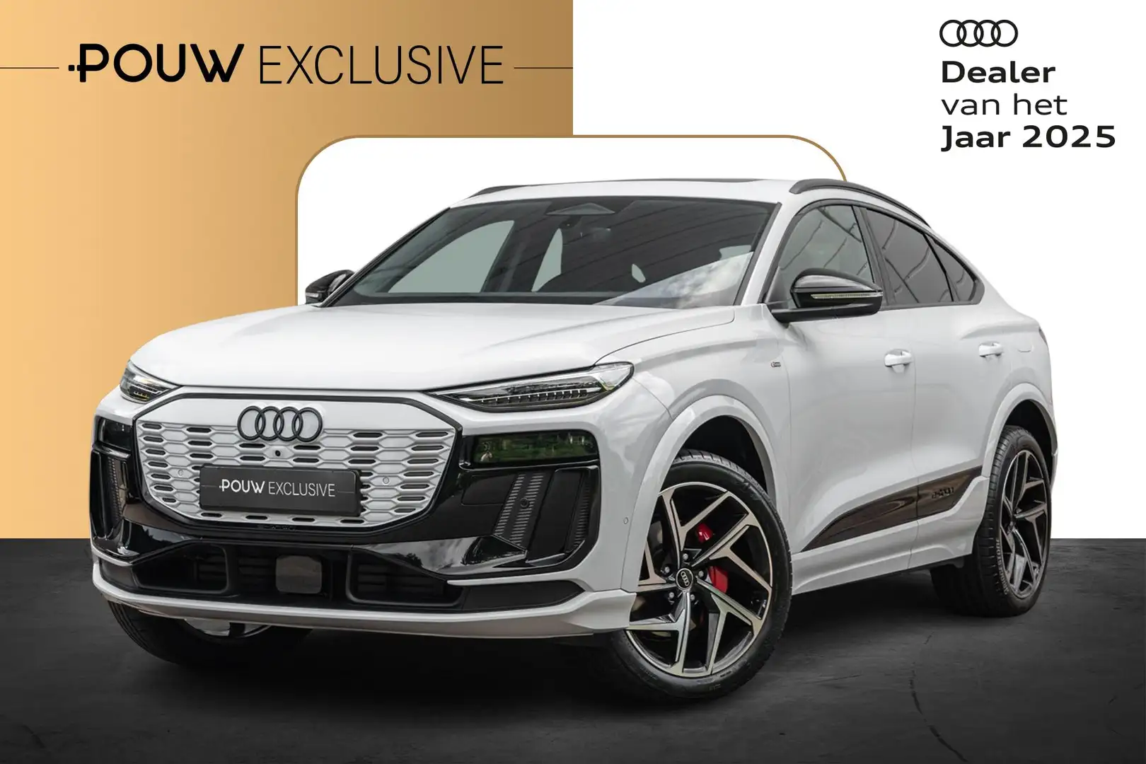 Audi Q6 Sportback e-tron 306pk S edition Performance 100 k Wit - 1