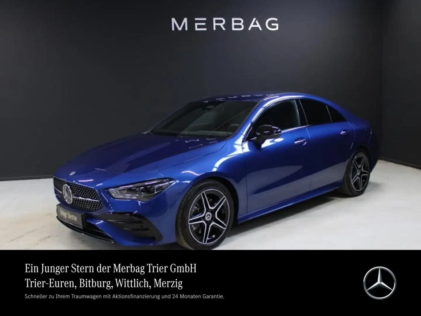 Mercedes-Benz CLA 220 4M *AMG Premium Night Multibeam Totwin Blau - 1