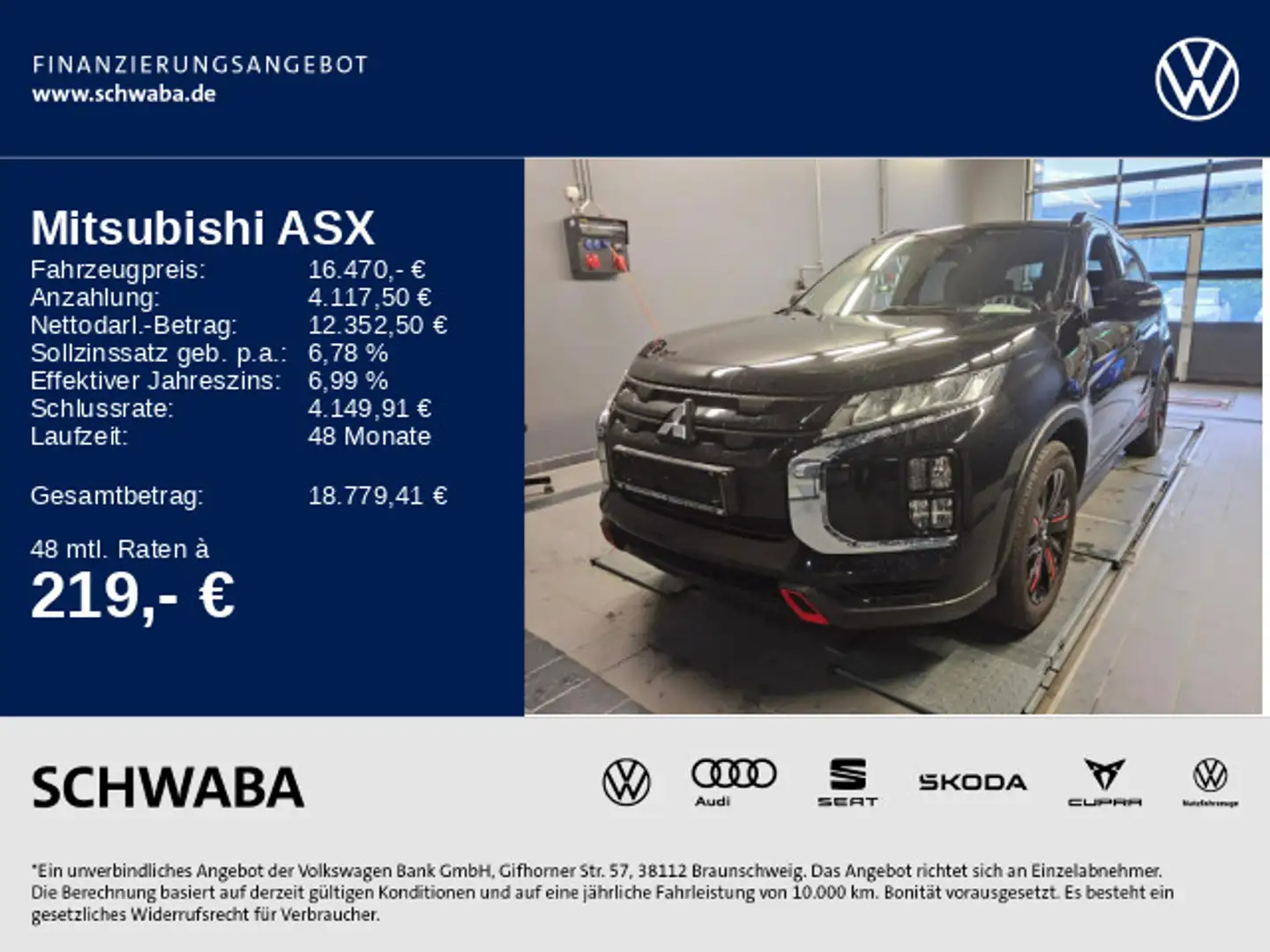 Mitsubishi ASX II 2.0 MIVEC Spirit+ 2WD *LED*NAVI*KAM*18''* Czarny - 1