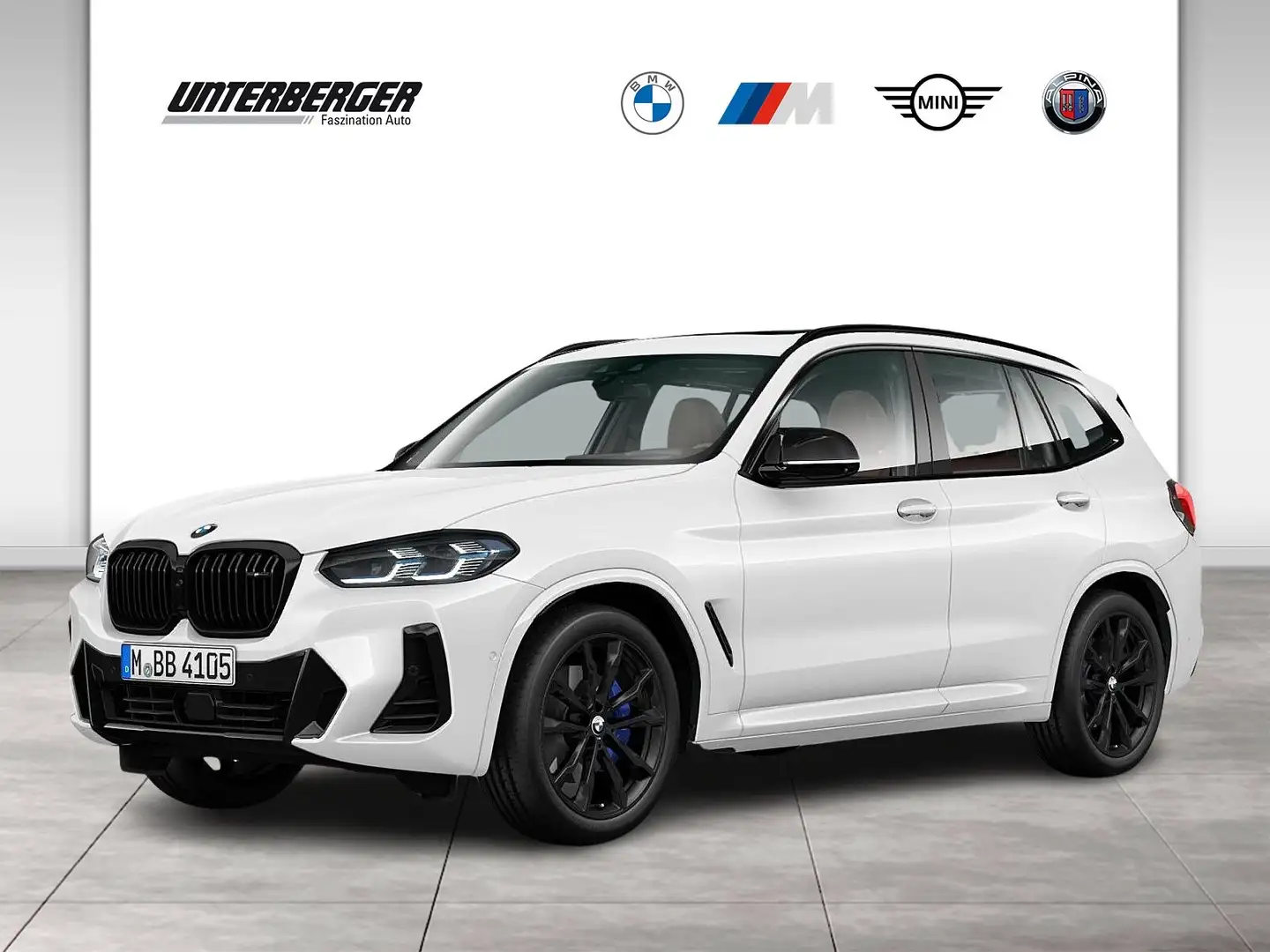 BMW X3 M 40d Standhzg AHK ACC DA-Pro PA+ 360° Pano Weiß - 1