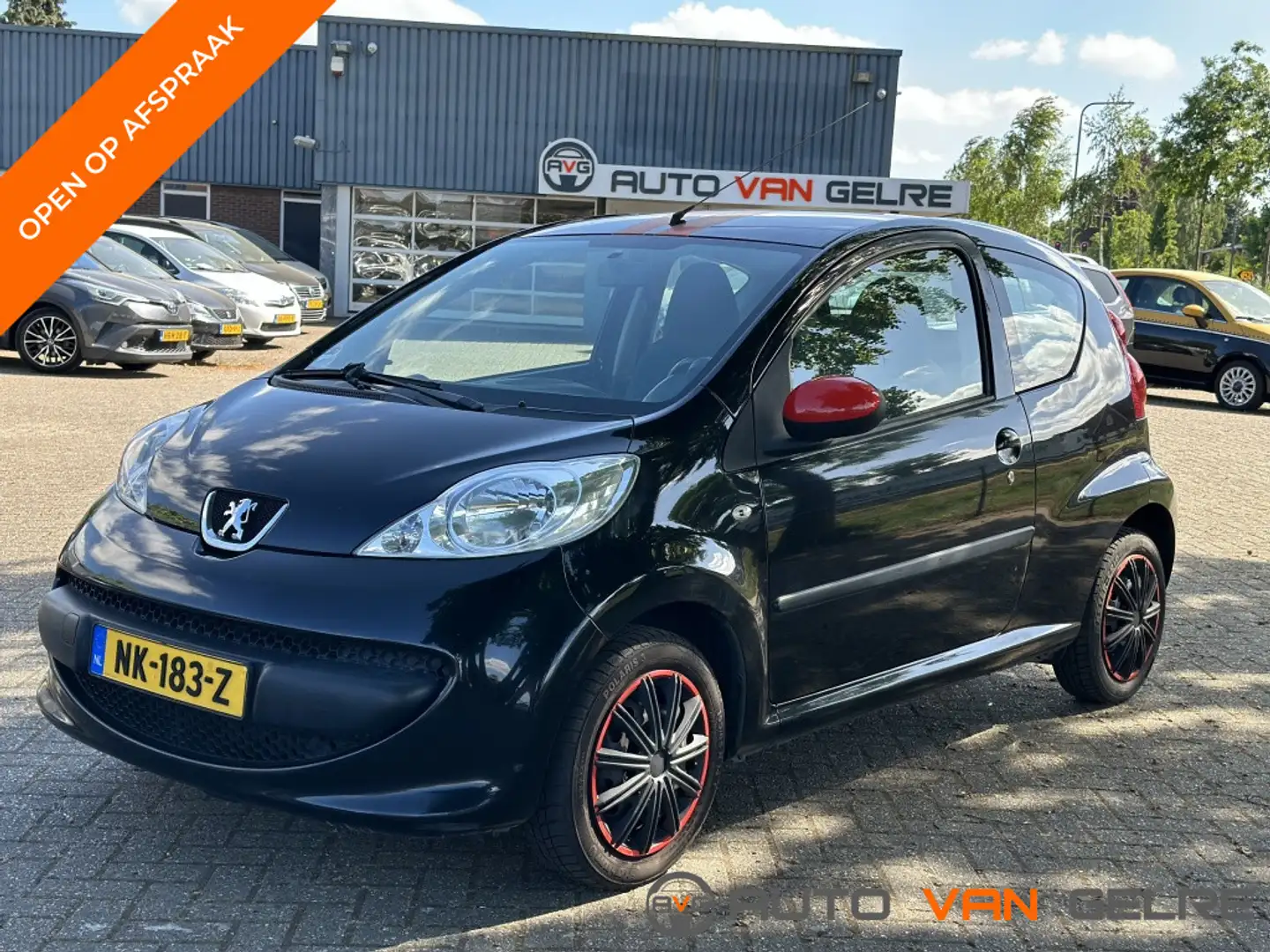 Peugeot 107 1.0-12V XS Street Racing*Airco*Elek.pak*CV*NW APK Noir - 1