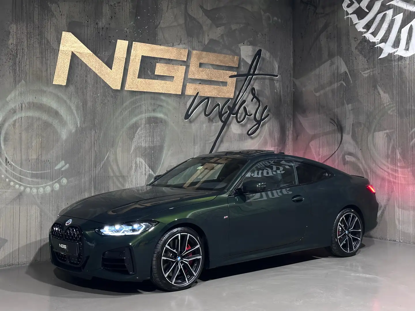 BMW 440 xDrive M-SPORT H/K HEAD-UP SCHIEBEDACH M-SPORTSTZ Grün - 2