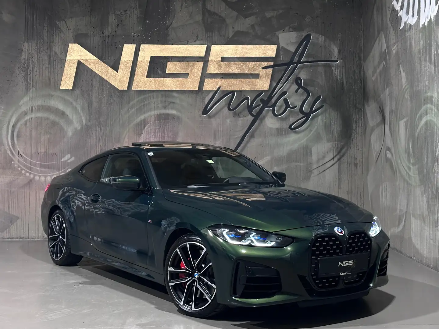 BMW 440 xDrive M-SPORT H/K HEAD-UP SCHIEBEDACH M-SPORTSTZ Grün - 1