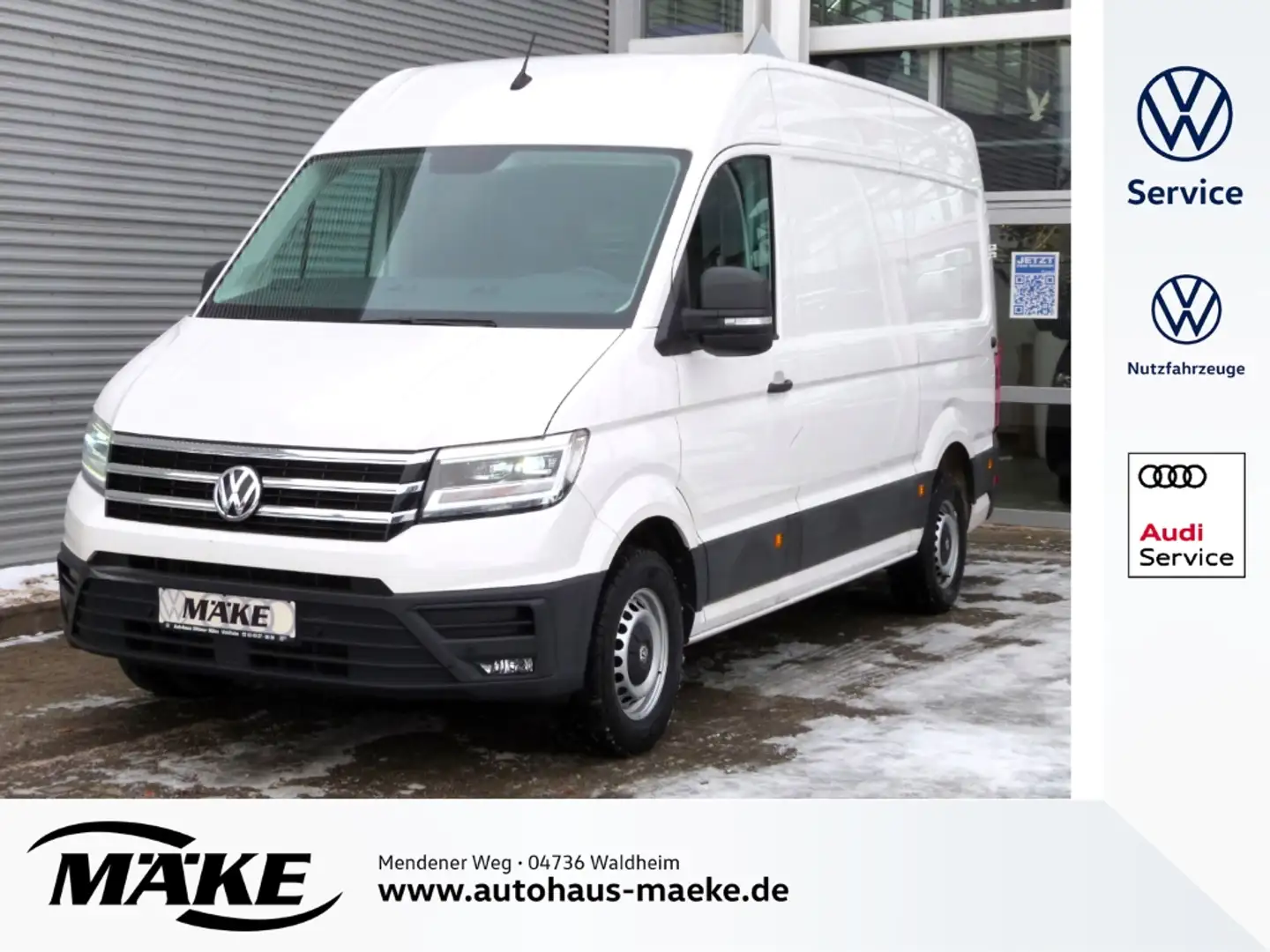 Volkswagen Crafter 35 2.0 TDI Trendline, SHZ, LED, Kasten Hochdach Weiß - 1
