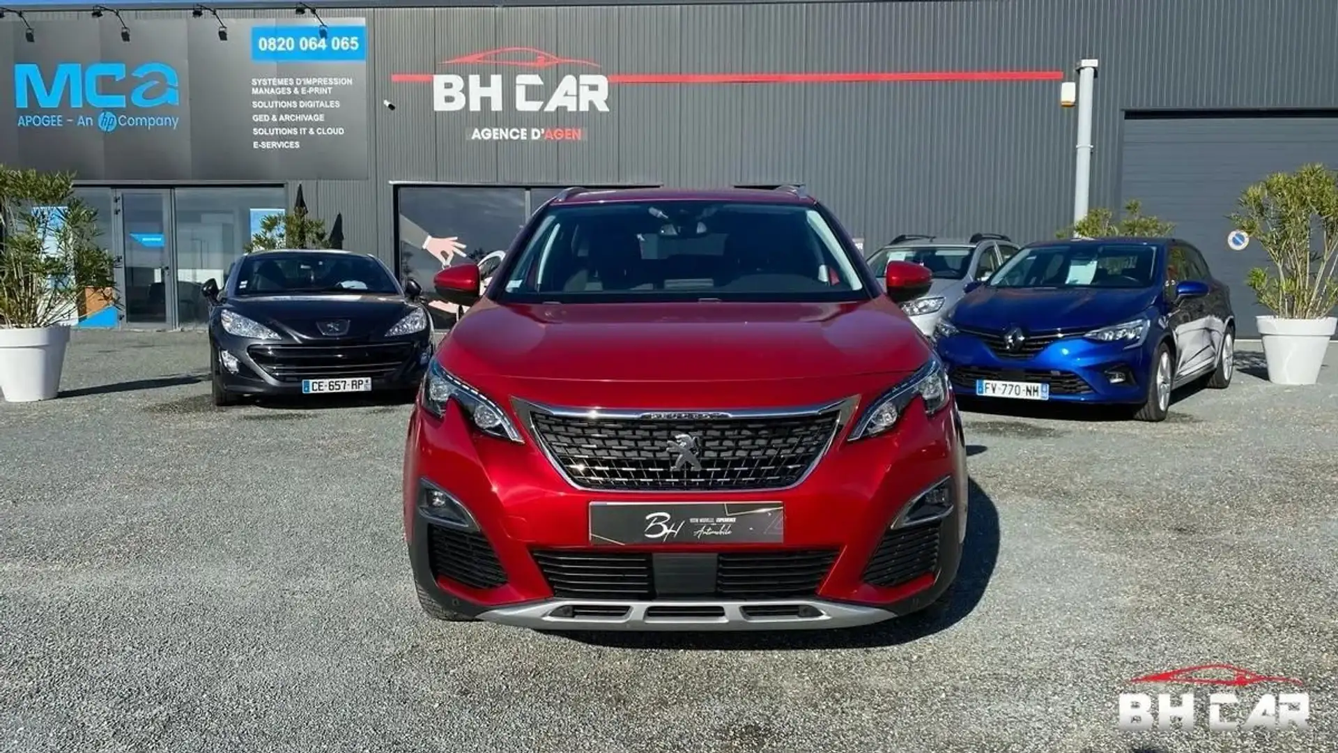 Peugeot 3008 1.5 Blue HDi 130 Allure Business EAT8 Rouge - 2
