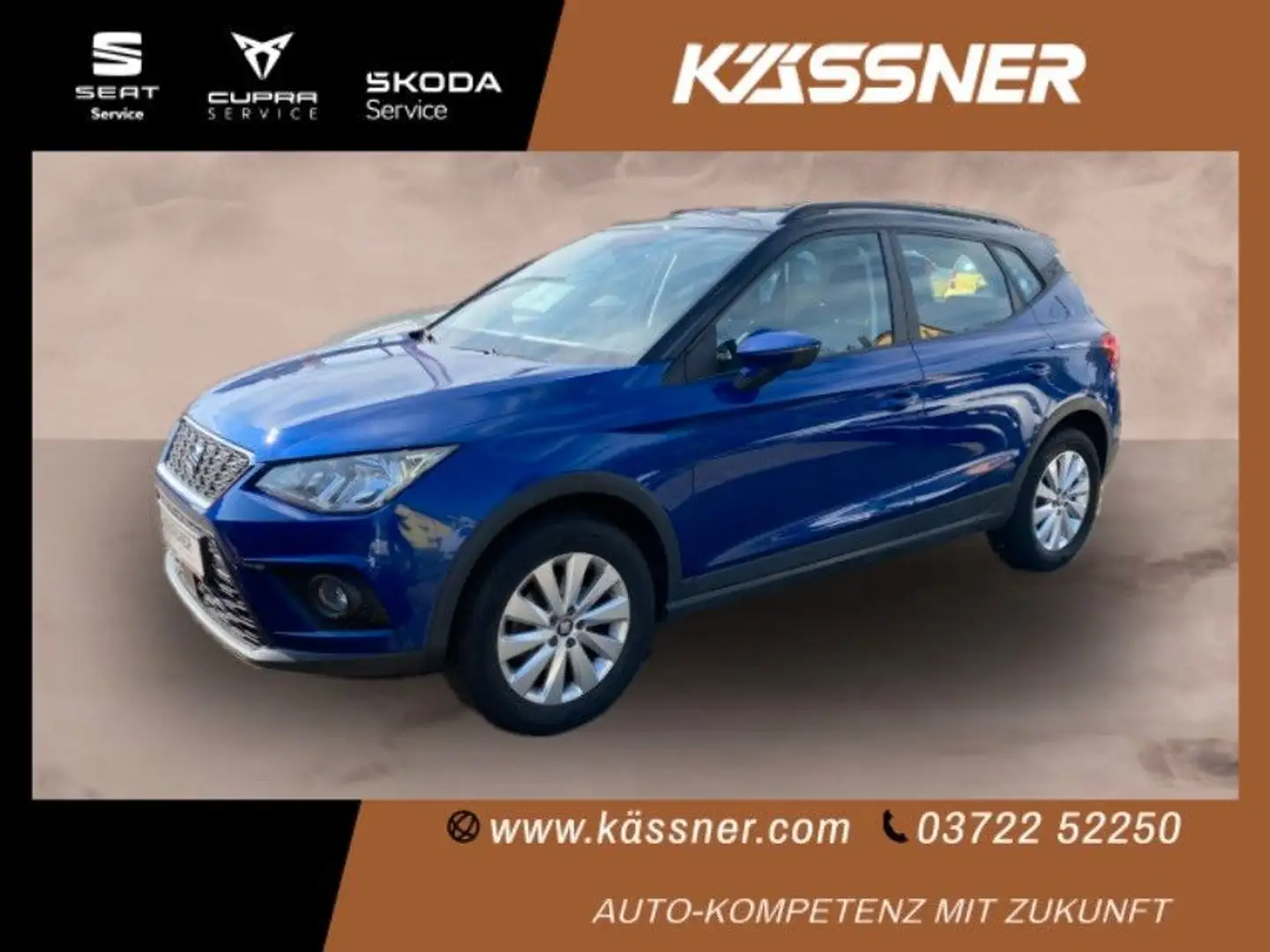 SEAT Arona Style 1,0 TSI *Sitzhz. *FullLink *PDC hi. Blau - 1