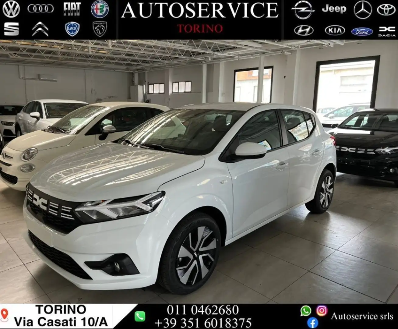 Dacia Sandero Streetway 1.0 TCe ECO-G Expression DA IMMATRICOLAR Wit - 1