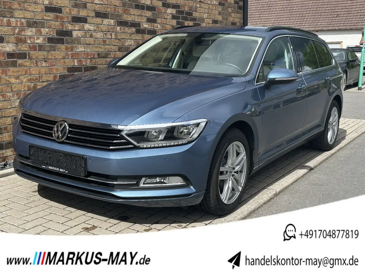 Volkswagen Passat Variant 2.0TDI Comfortline LED ACC Touch Синій - 1