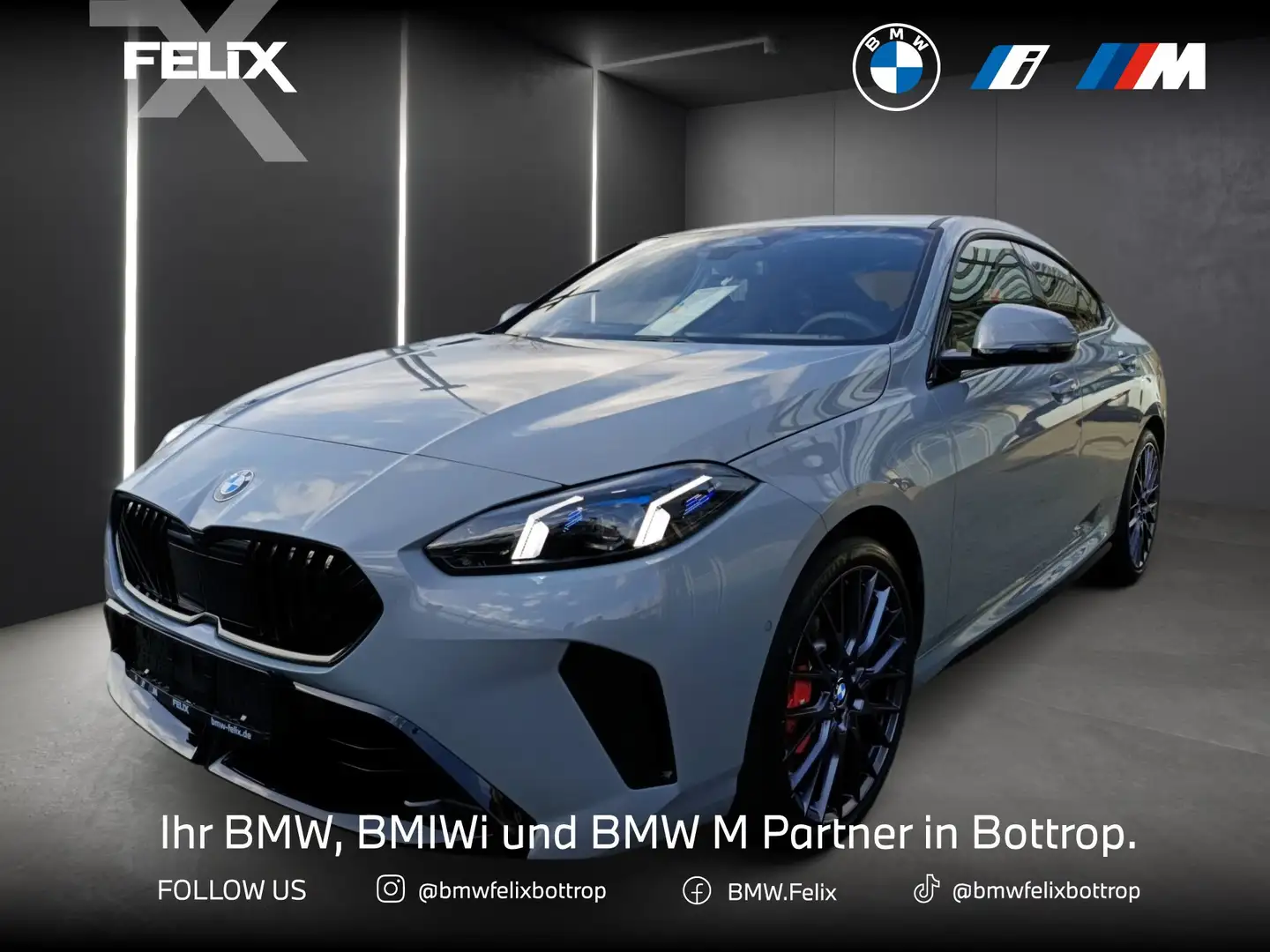 BMW 220 i Gran Coupe M SPORT PRO+19"+DRIVING+PARKING-ASS Gri - 1