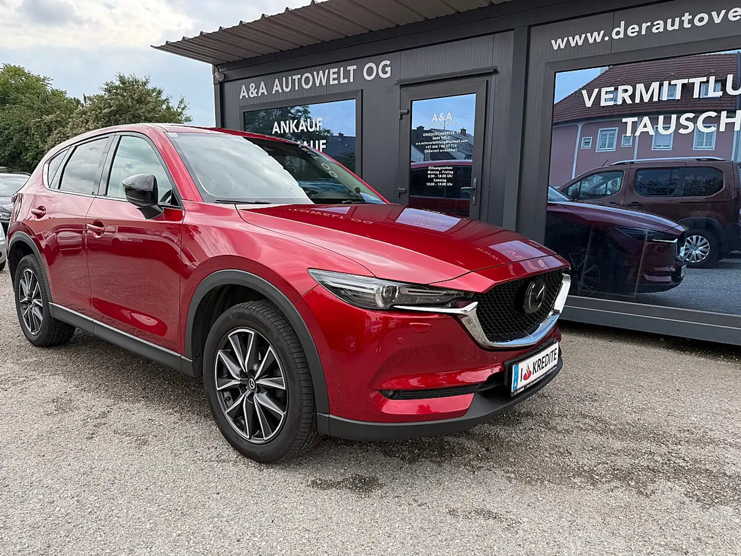 Mazda CX-5 2.2d AWD Revolution Top Aut. *HeadUp*ACC*Spurh... Rot - 1
