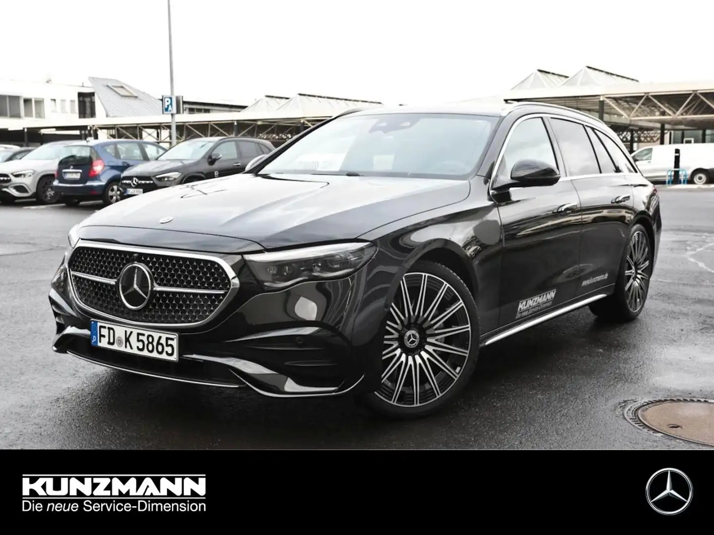 Mercedes-Benz E 450 d 4MATIC T-Modell AMG Standhzg AHK 360° Noir - 1