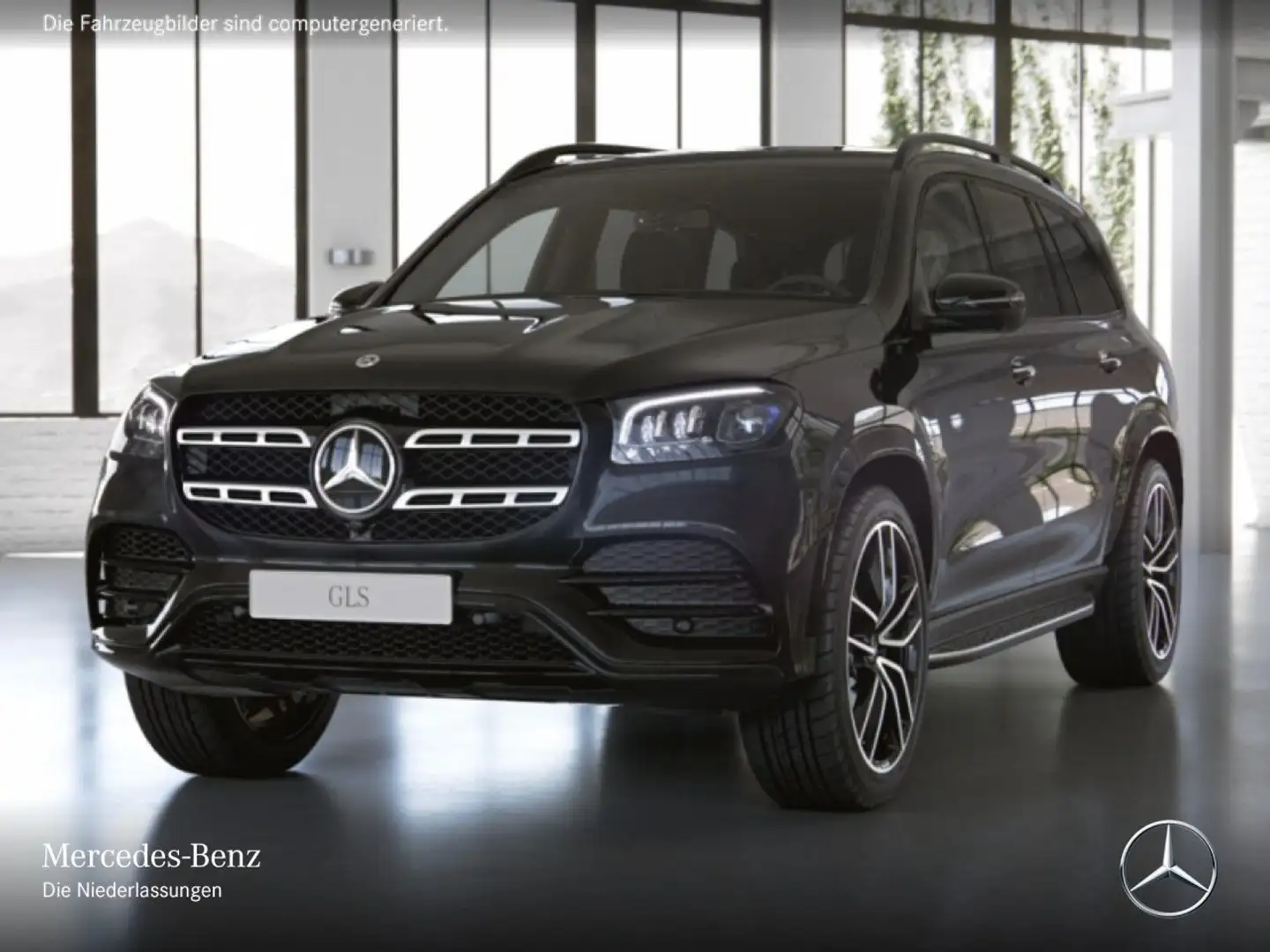 Mercedes-Benz GLS 400 d 4M AMG+EXCLUSIVE+NIGHT+PANO+360+AHK+HUD Černá - 2
