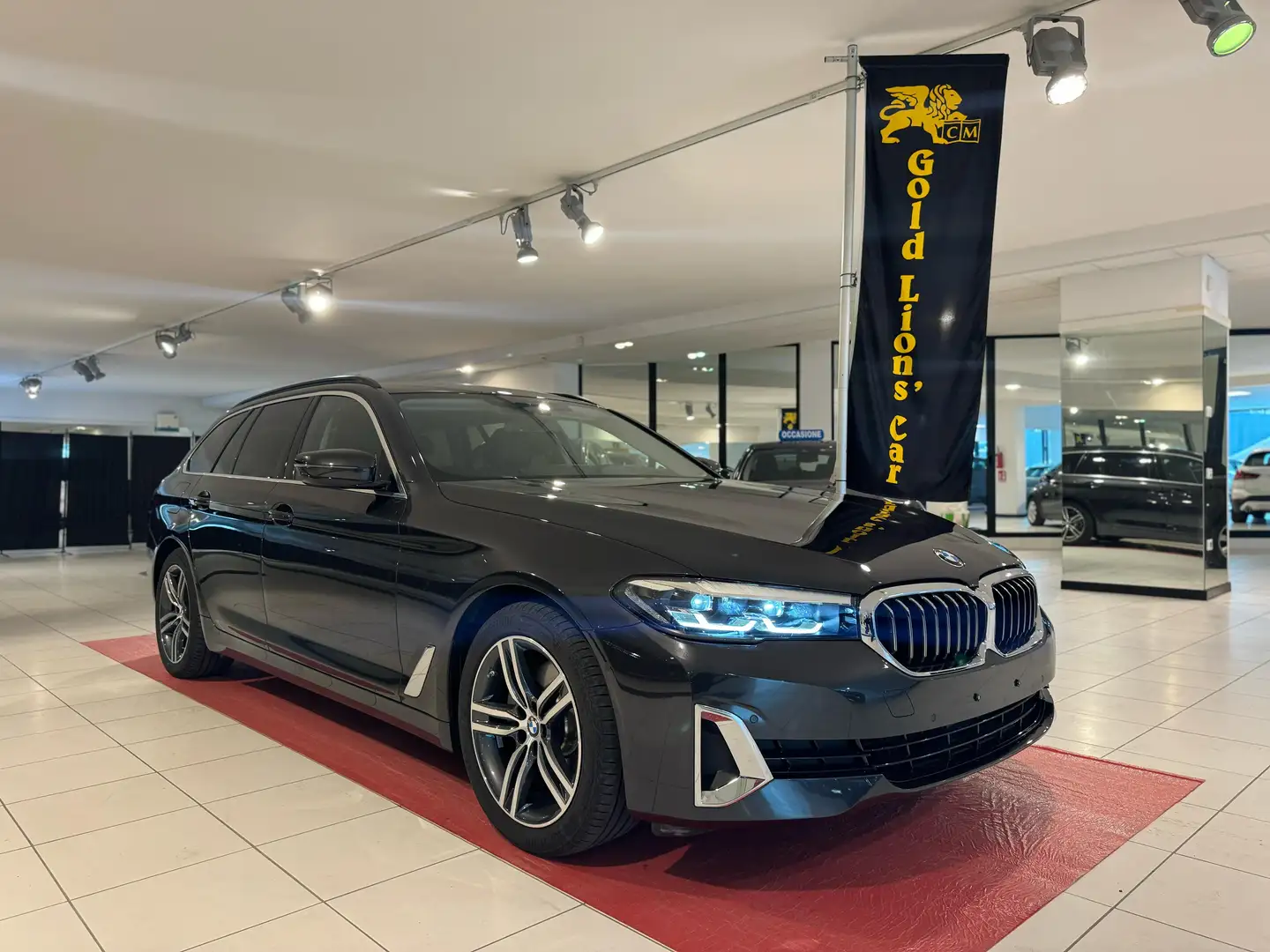 BMW 520 d Touring mhev 48V Luxury FULL PELLE*TETTO APRIBIL Grigio - 1