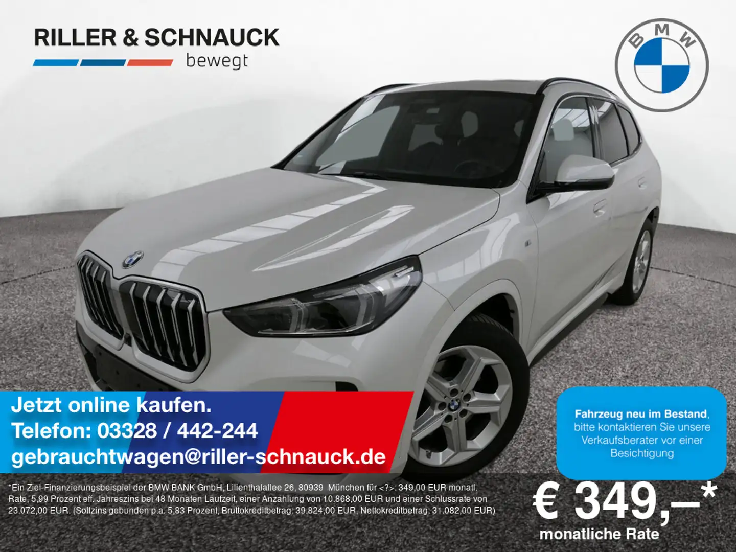 BMW X1 sDrive 20i M Sport PANO+HUD+360°KAM+ACC Weiß - 1
