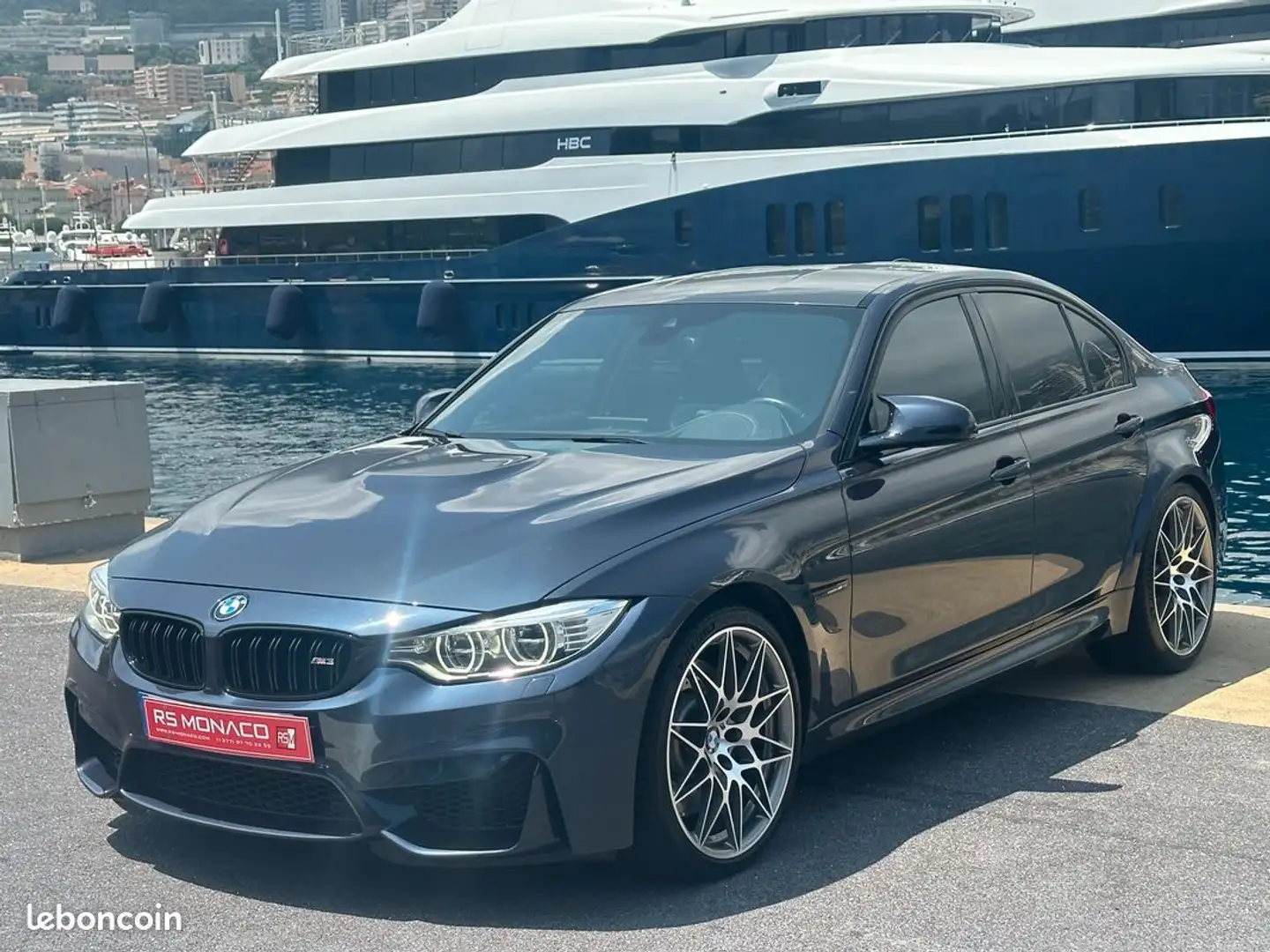 BMW M3 serie 3 (f80) 30 jahre 450 m dkg7 Bleu - 1