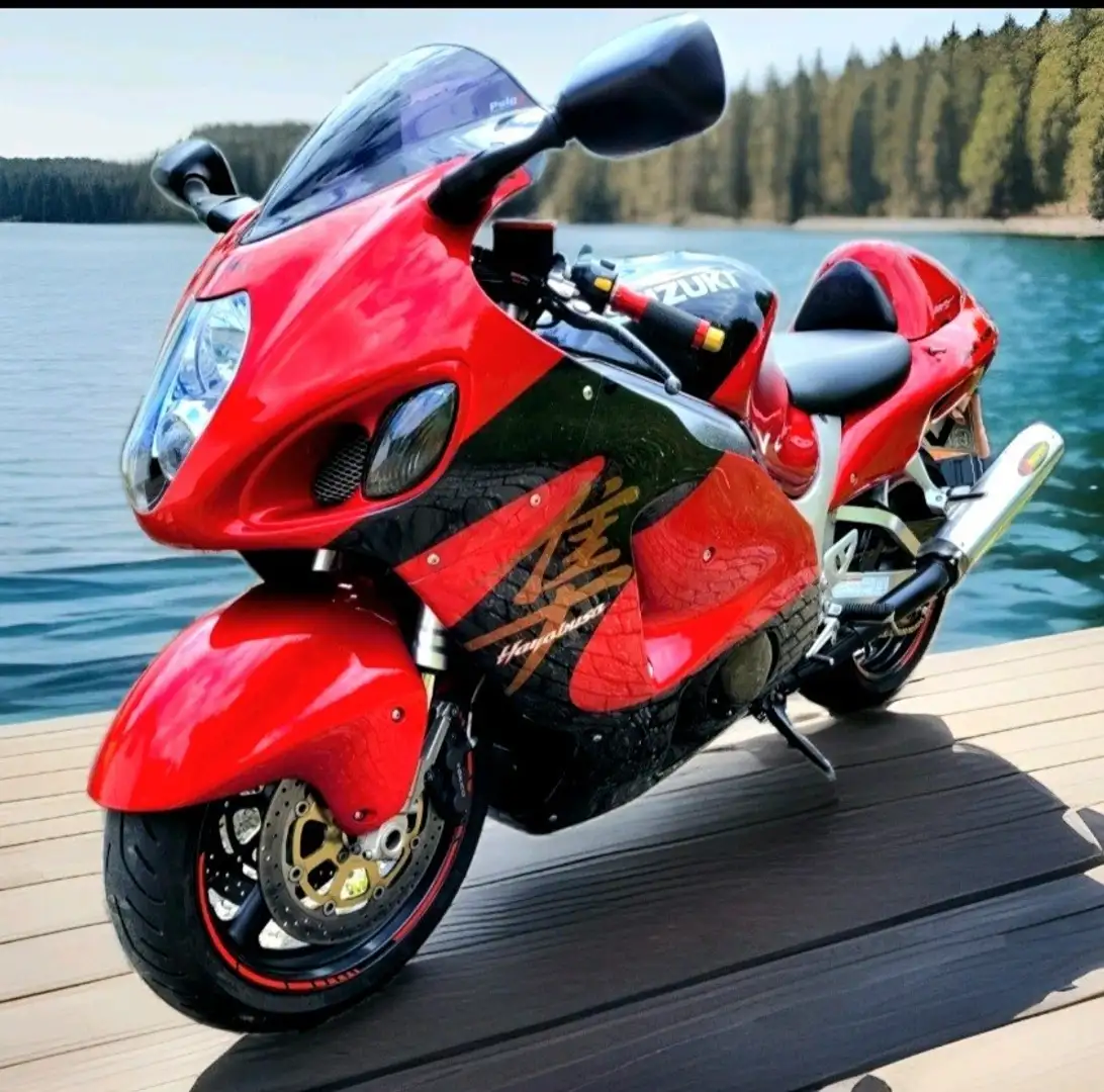 Suzuki Hayabusa GSXR 1300 Czerwony - 2