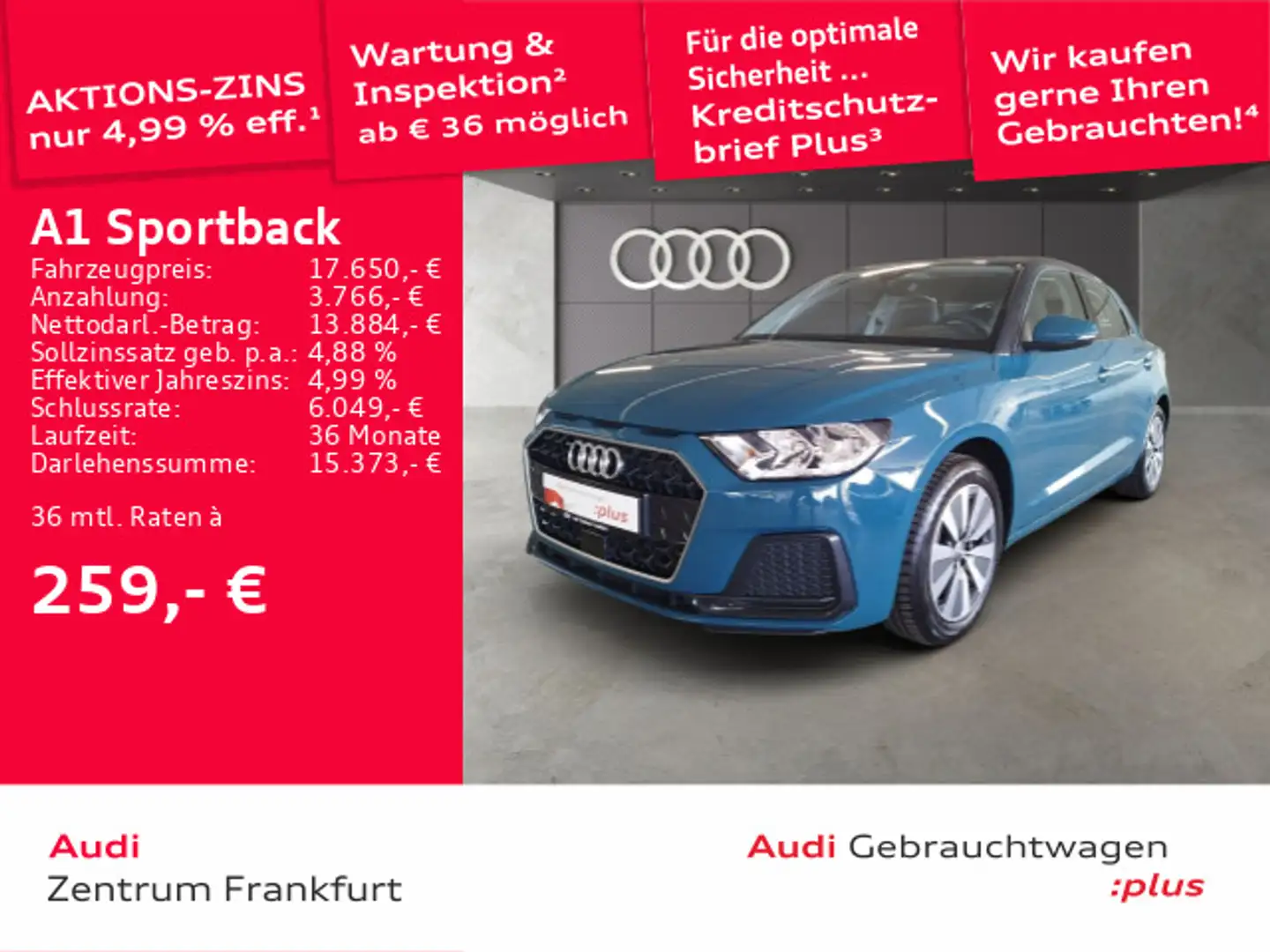 Audi A1 25 TFSI advanced VC Sitzheizung Tem Grün - 1