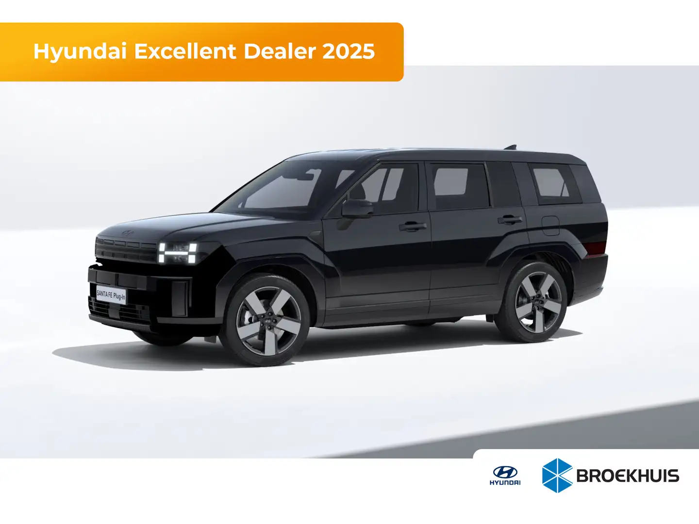 Hyundai SANTA FE 1.6 T-GDI PHEV Black Line 4WD 7p. €4000,- korting Zwart - 1