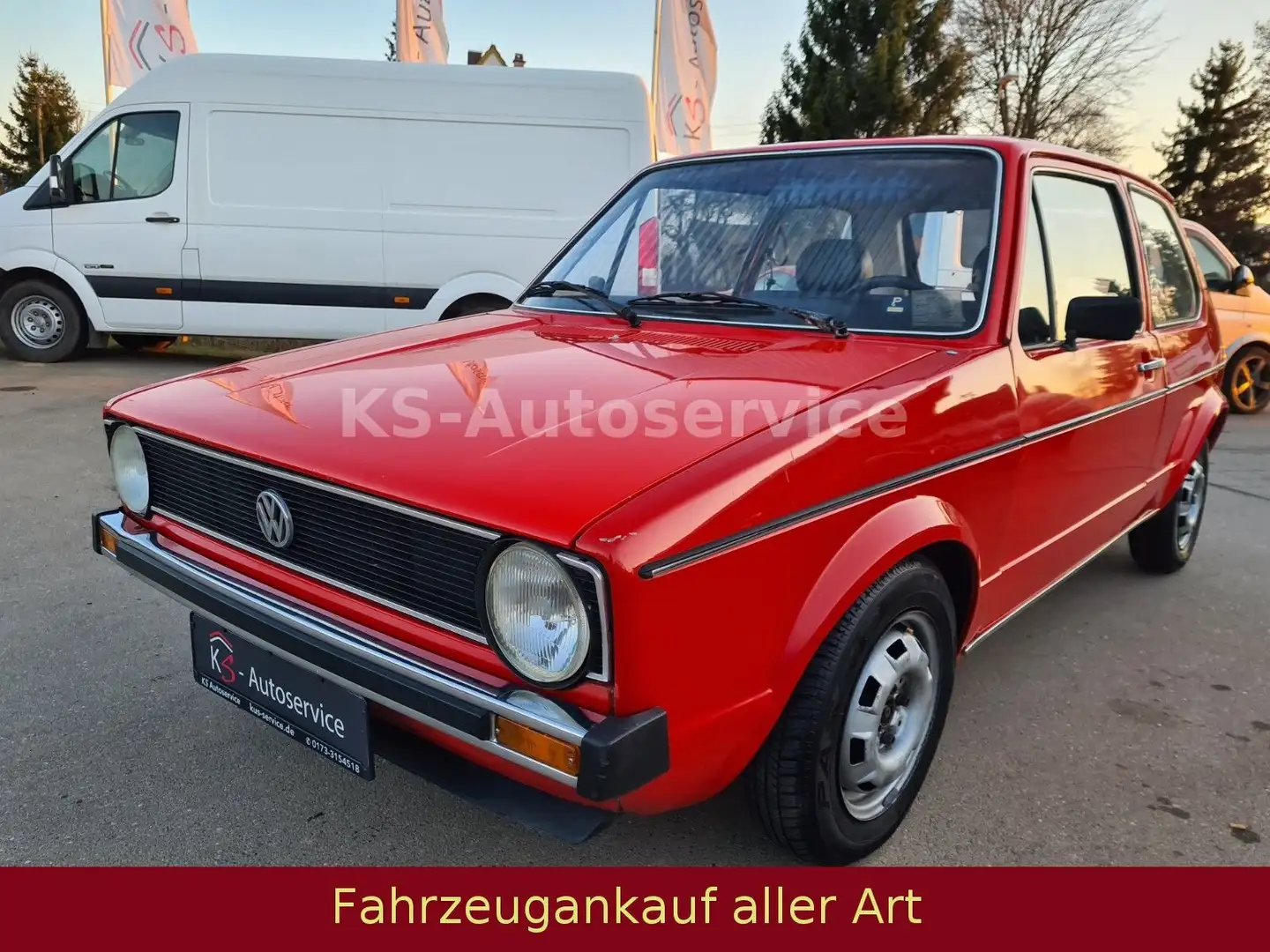 Volkswagen Golf I  *1.Hand/orig.114.000Km* Rot - 1