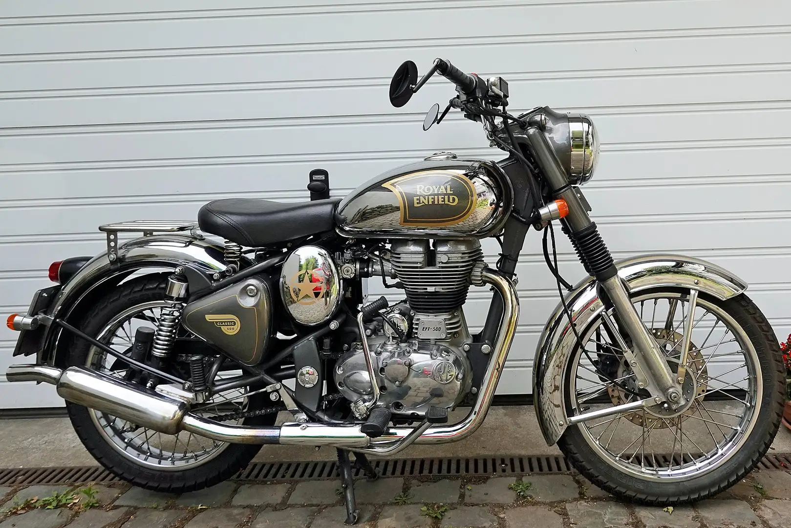 Royal Enfield Bullet 500 Zilver - 1
