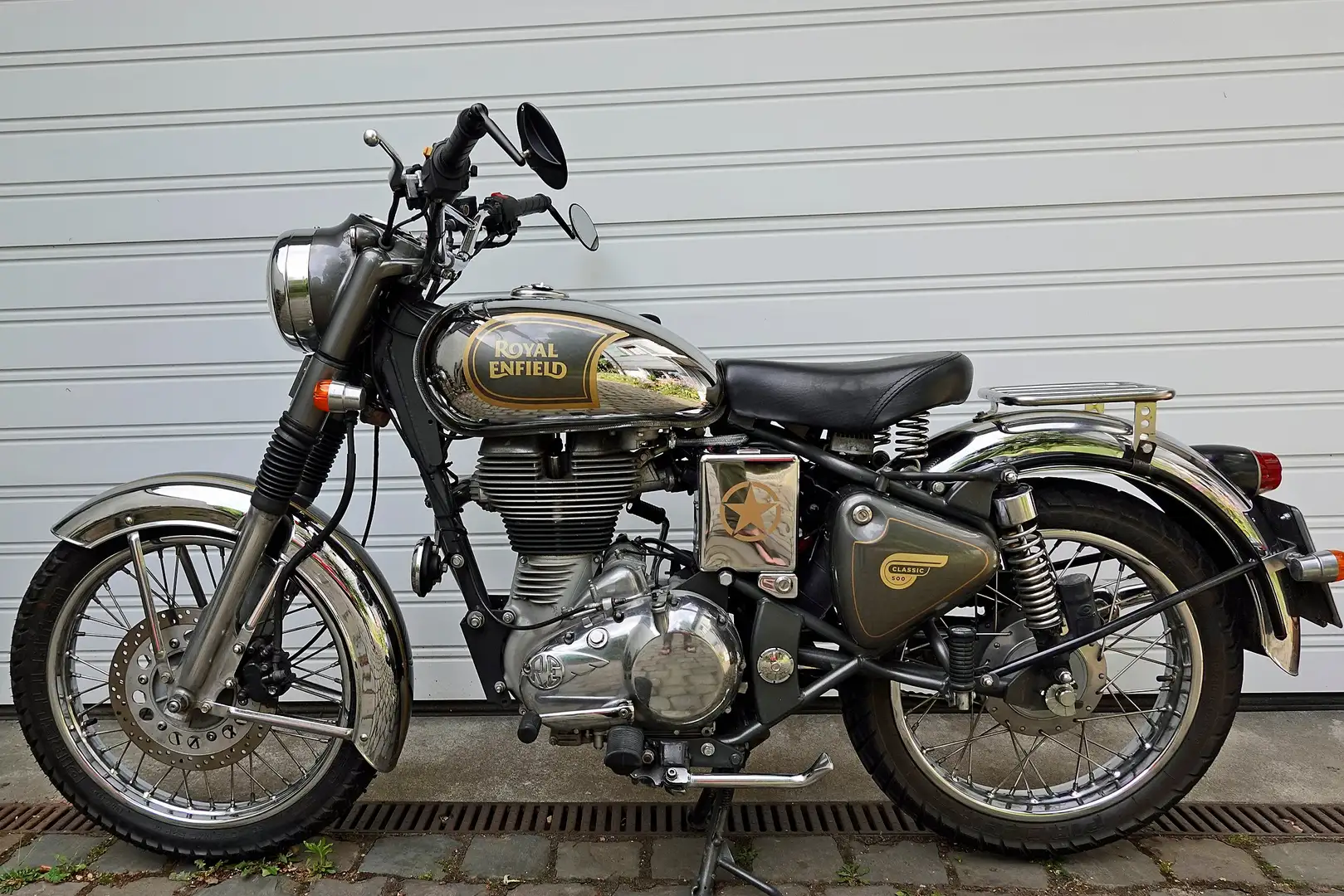 Royal Enfield Bullet 500 Zilver - 2