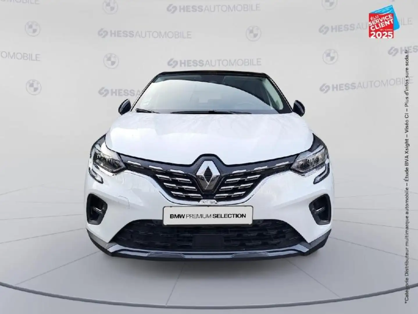 Renault Captur 1.6 E-Tech hybride rechargeable 160ch Initiale Paris -21 Blanc - 2