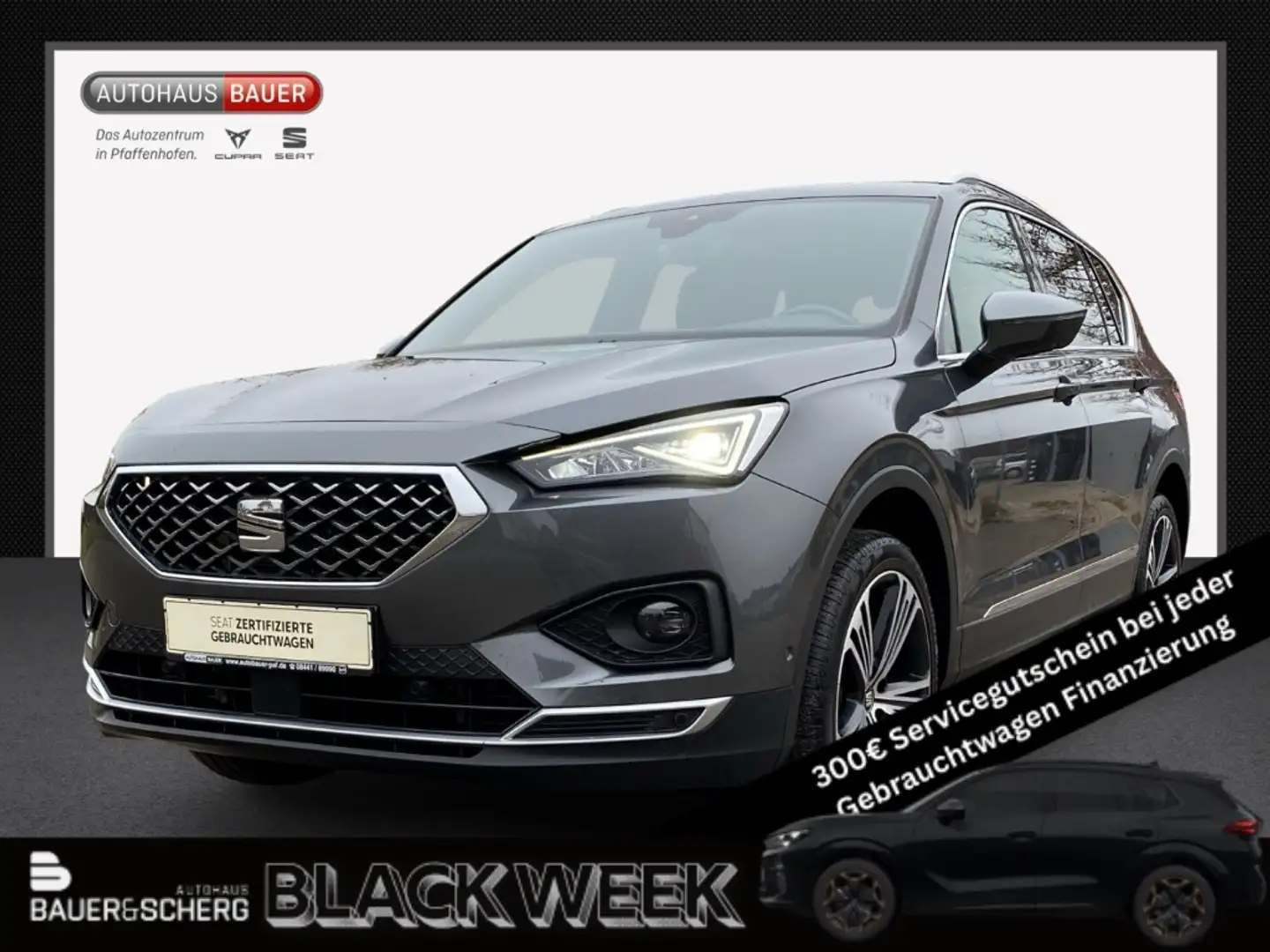 SEAT Tarraco Xcellence 4Drive 2.0TDI DSG AHK FULLINK SITZHZ V+H Grigio - 1