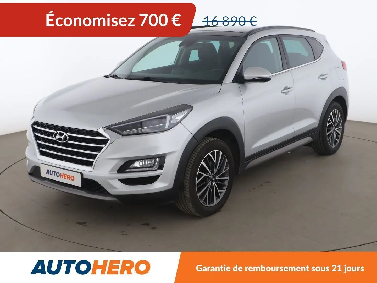 Hyundai TUCSON 1.6 CRDi Premium Grijs - 1