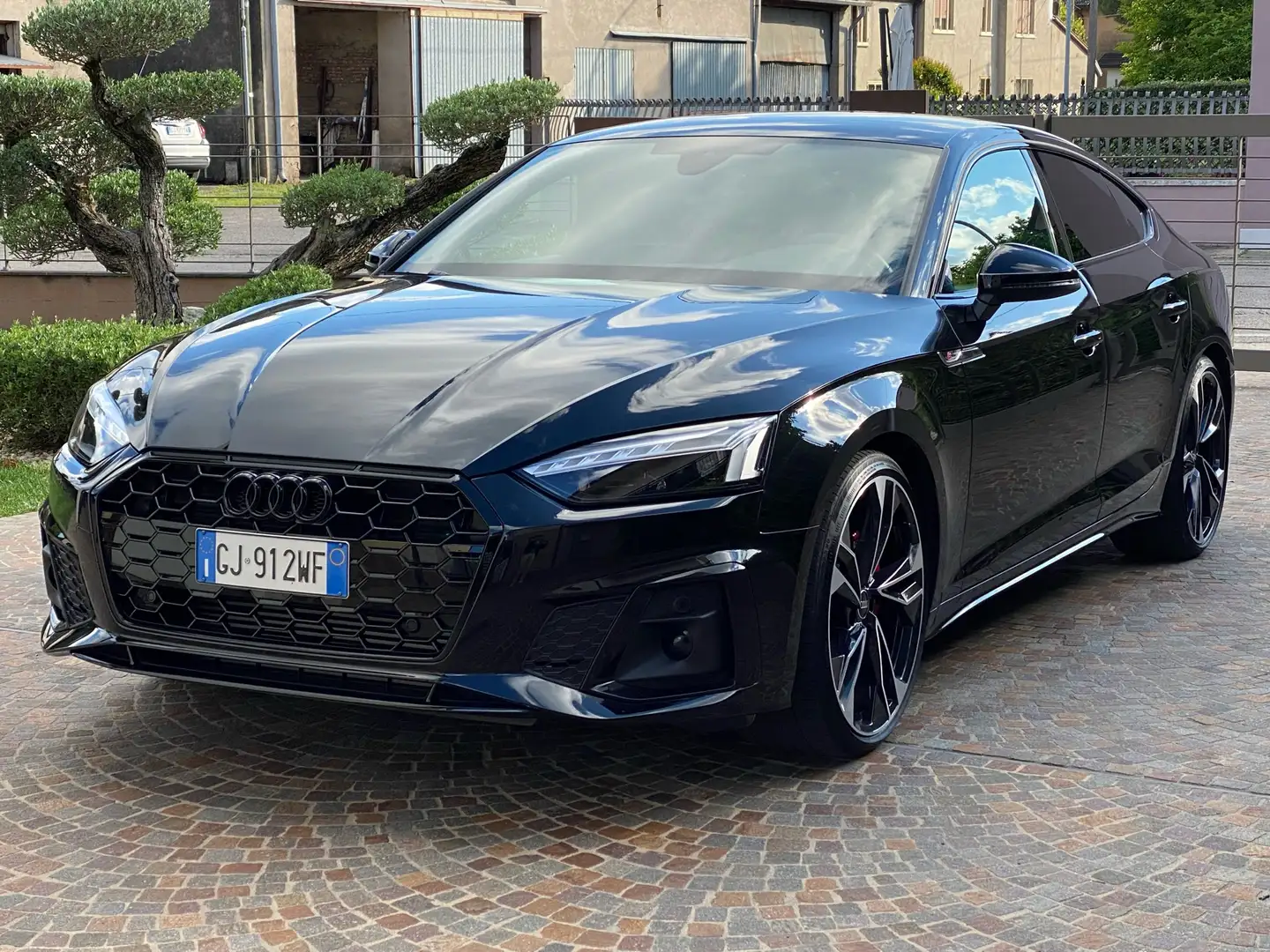 Audi A5 Sportback 40 2.0 tfsi mhev S line edition 204cv s- Nero - 2