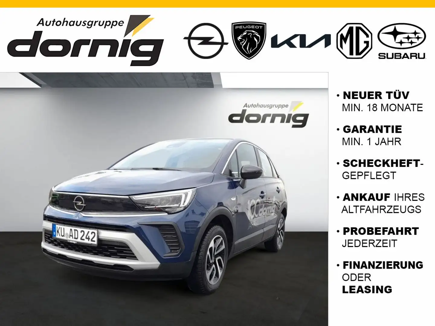 Opel Crossland X Crossland Elegance,Winterpak,Rückf.Kam. Blu/Azzurro - 1