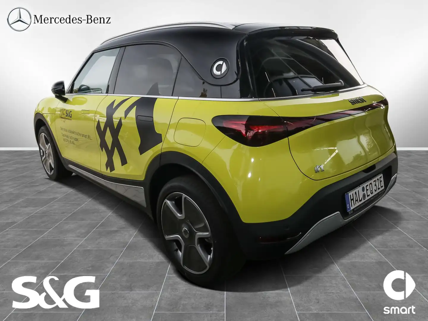 smart #1 PRO+ 22kW Fahrassistenz-Paket+360°+DAB+Navi Giallo - 2