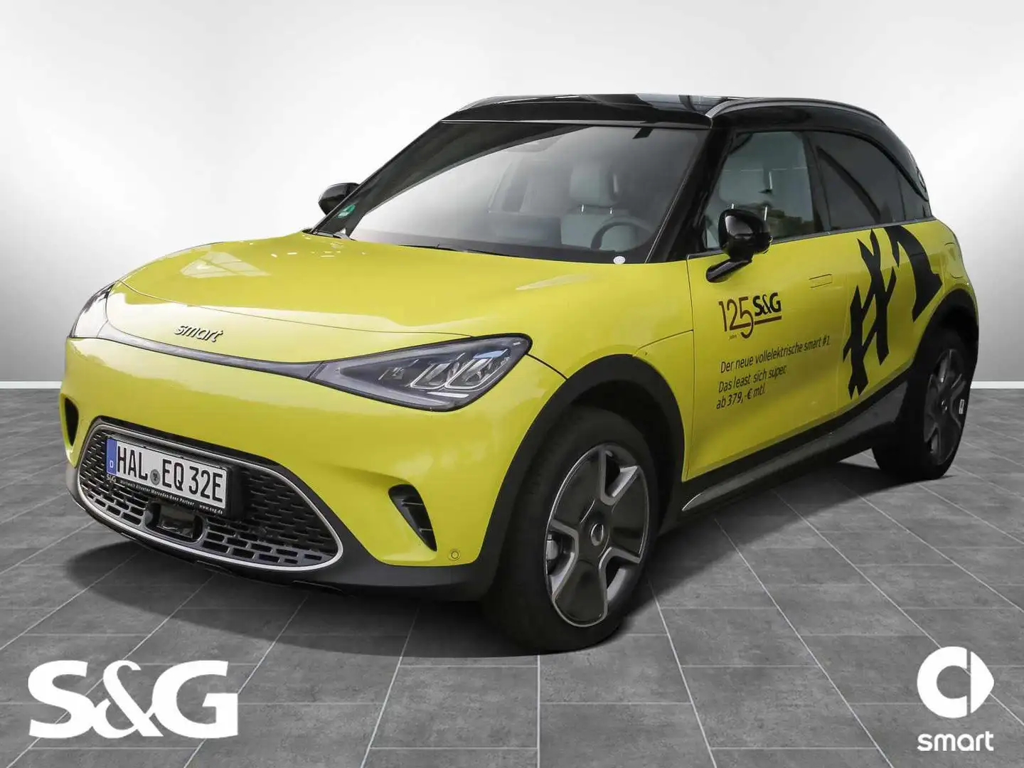 smart #1 PRO+ 22kW Fahrassistenz-Paket+360°+DAB+Navi Gelb - 1