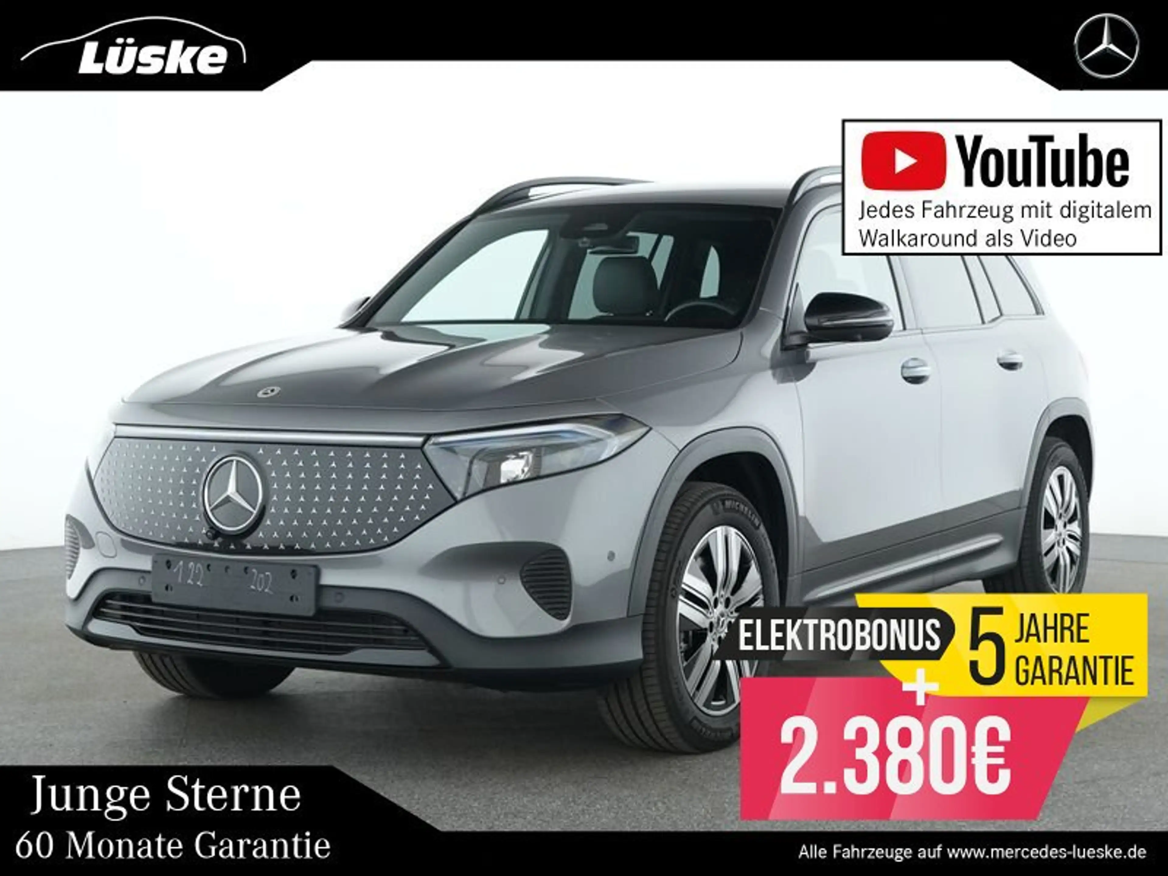 Mercedes-Benz EQB 250 EQB 250+ Electric Art 360 ° Memory Night Paket
