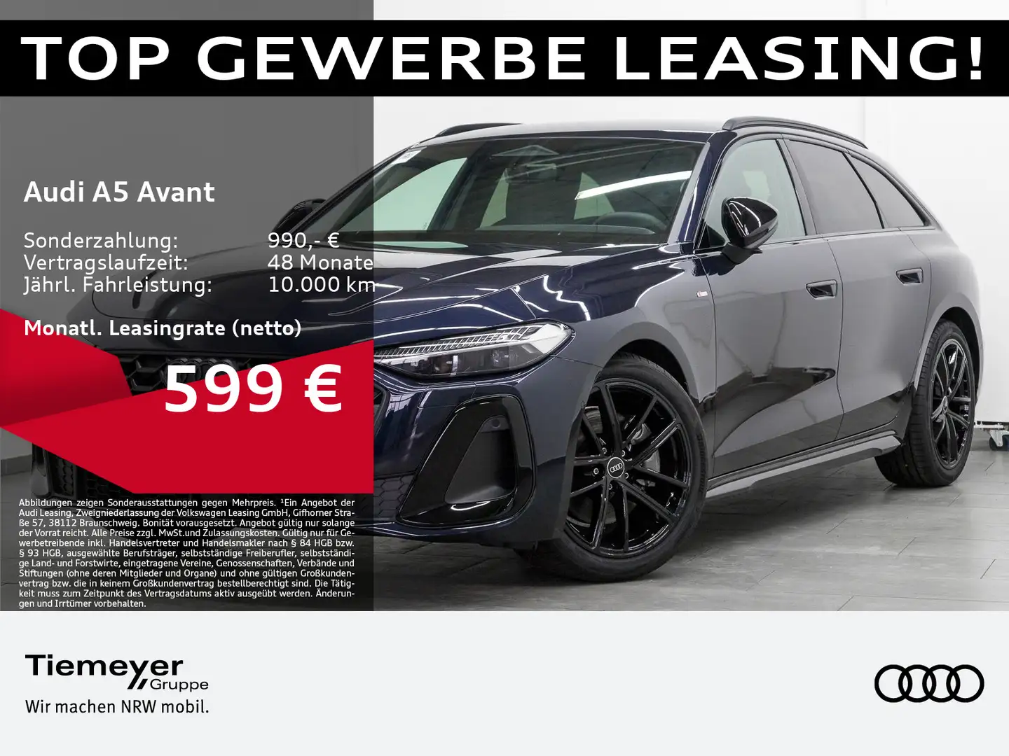 Audi A5 TDI S LINE KAMERA NAVI VIRTUAL S-SITZE Blau - 1