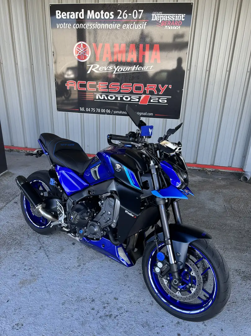Yamaha MT-09 Bleu - 1