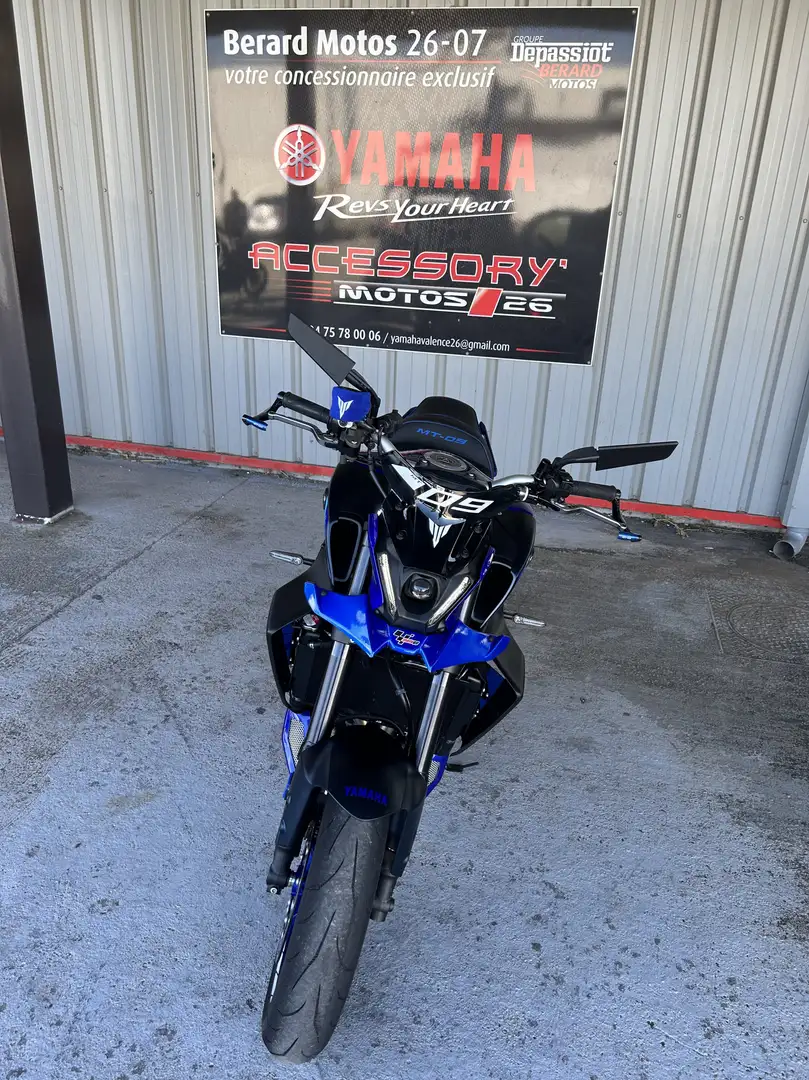 Yamaha MT-09 Bleu - 2