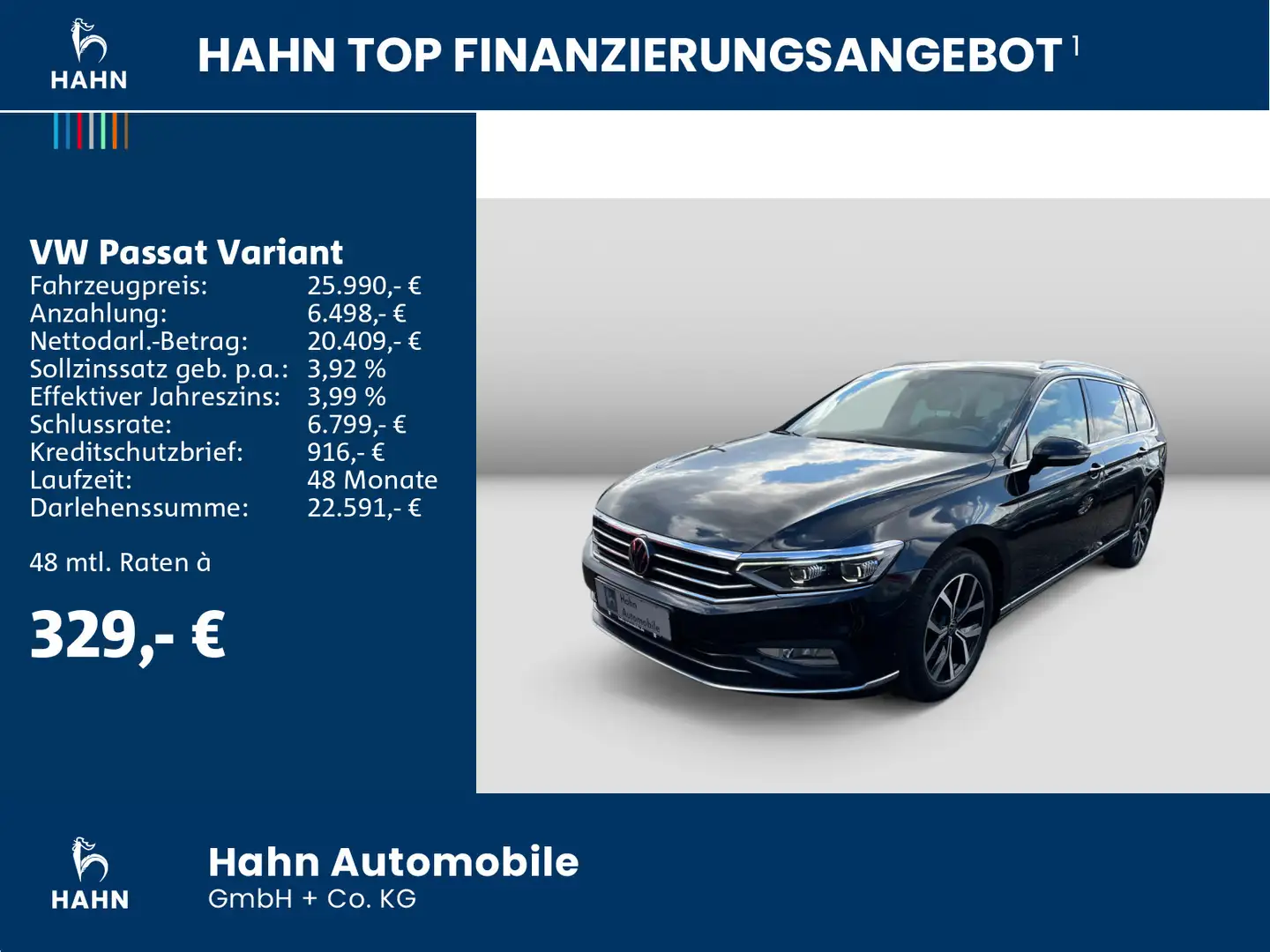 Volkswagen Passat Variant 2.0TDI Elegance DSG LED ACC CAM Zwart - 2