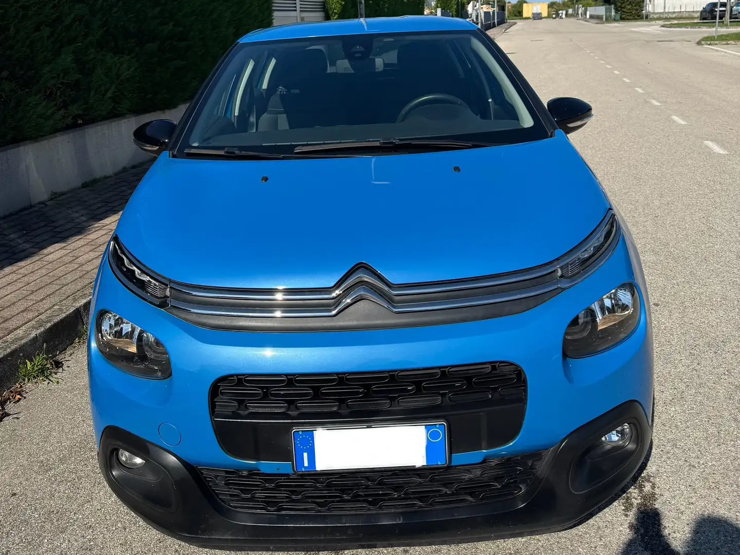 Citroen C3 C3 III 2017 1.6 bluehdi Feel s Azul - 2