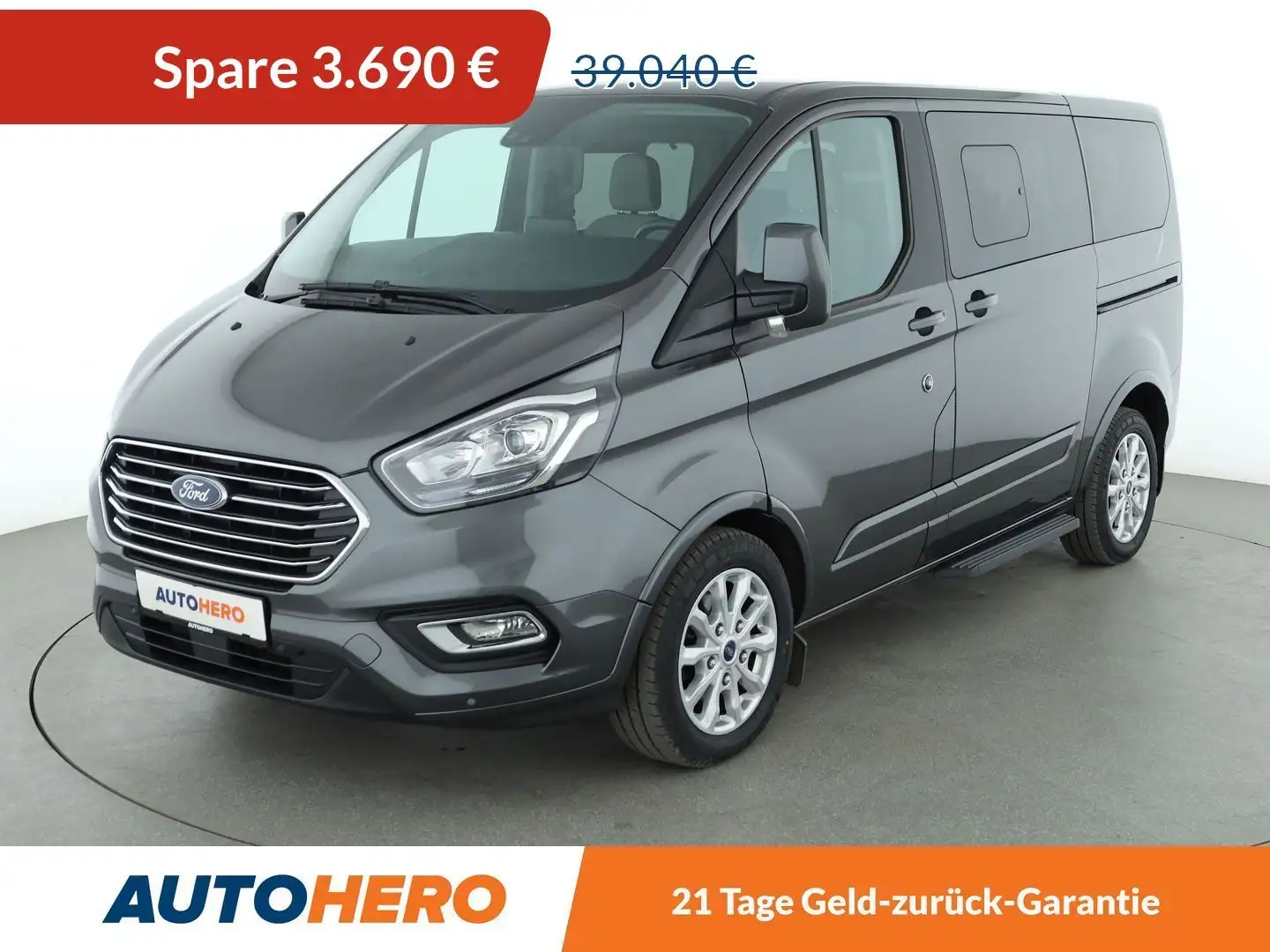 Ford Tourneo Custom 2.0 TDCi Titanium Aut.*NAVI*ACC*PDC*CAMPERBOX* Gris - 1