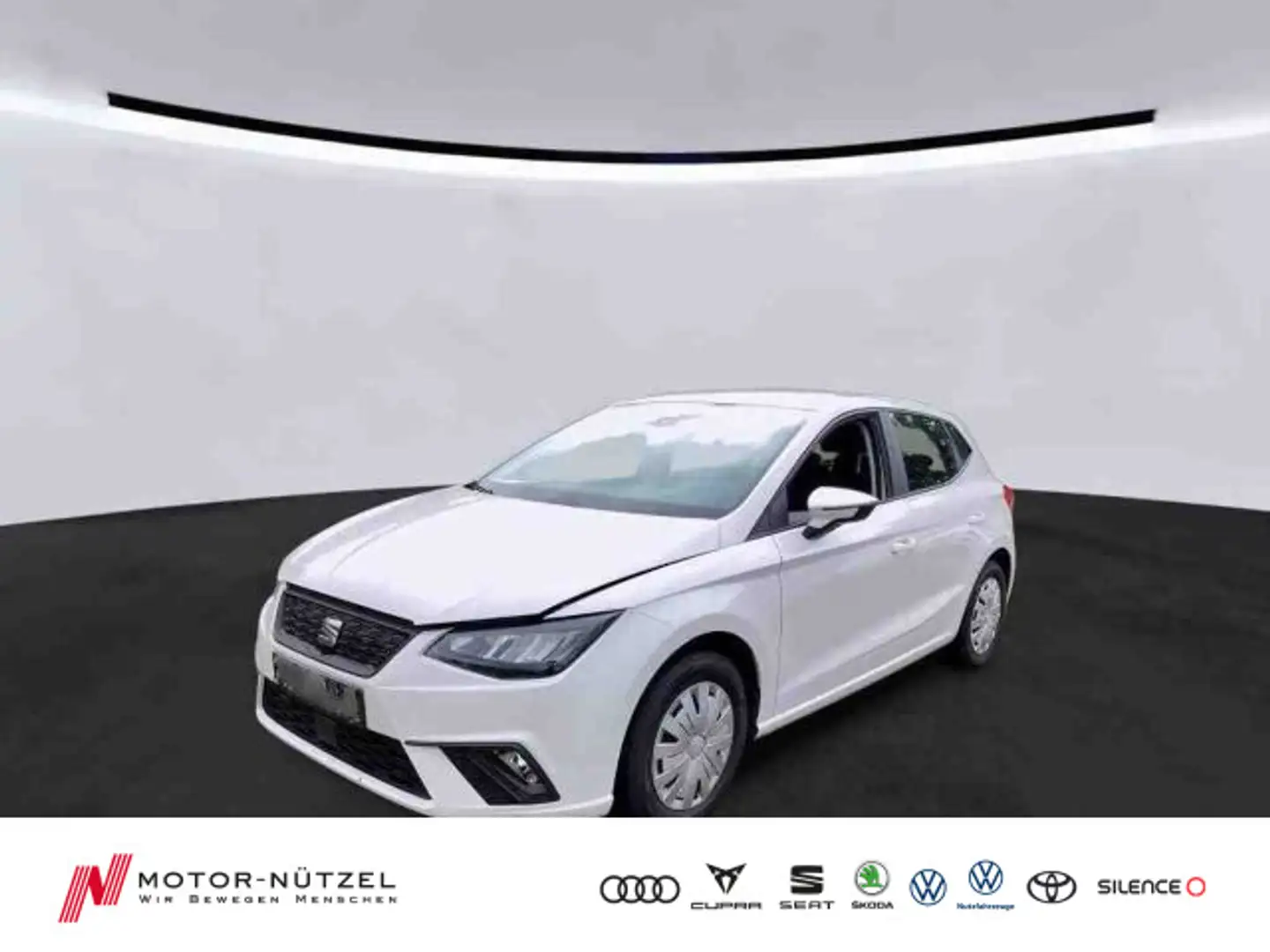 SEAT Ibiza 1.0 REFERENCE LED+SHZ+PDC+DAB+NSW+MFL+BT Weiß - 1