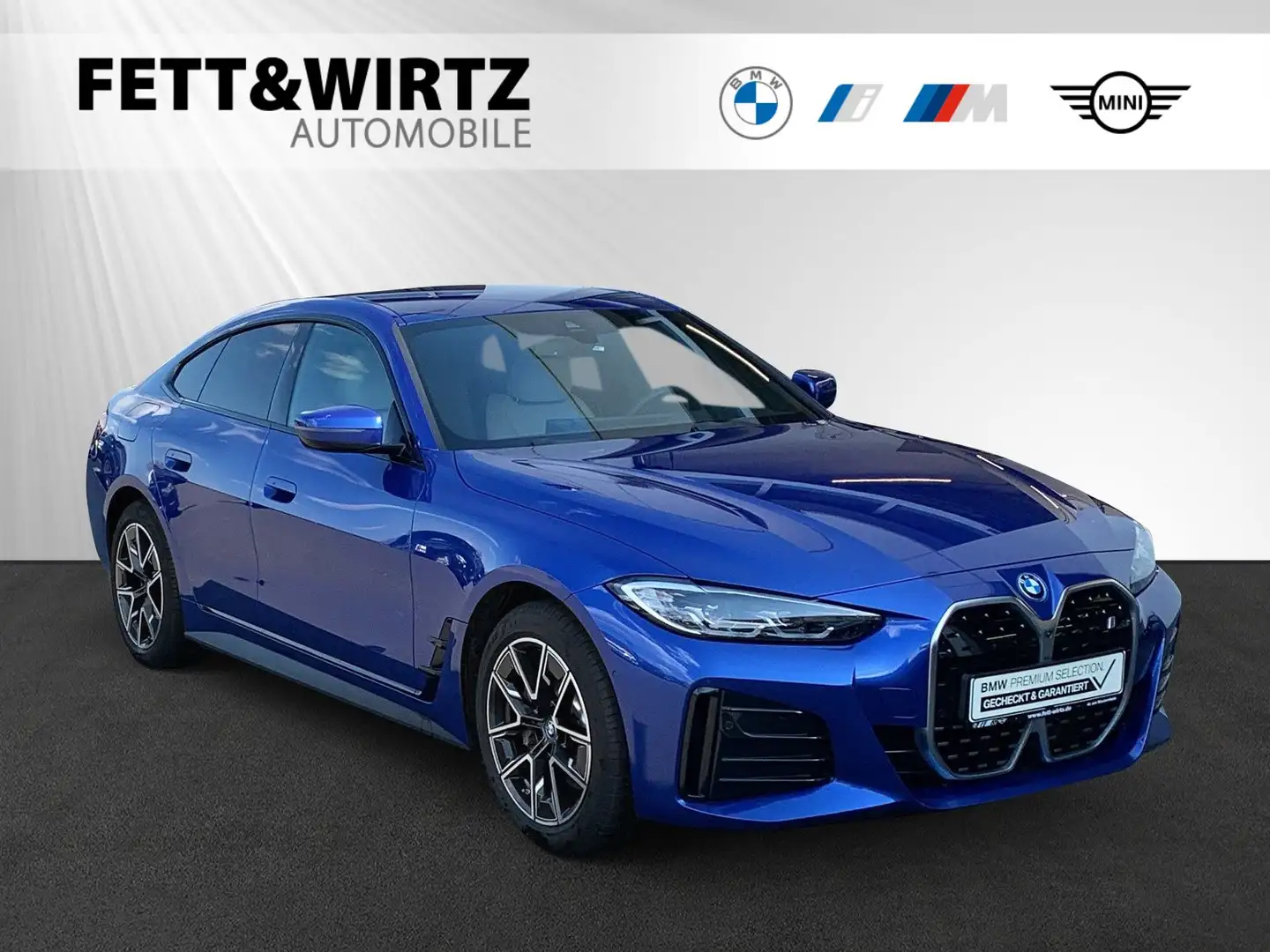 BMW i4 eDrive40 Gran Coupé  Lr.399,- br.oAnz.24Mon/5`Km p Blau - 1