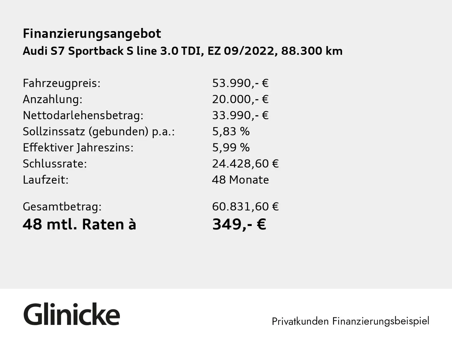 Audi S7 3.0 TDI quattro LaserMatrixSthz Schwarz - 2