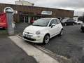 Fiat 500 500 1.2i - 69 Lounge Gps + toit panoramique + Radar AR Blanc - thumbnail 1