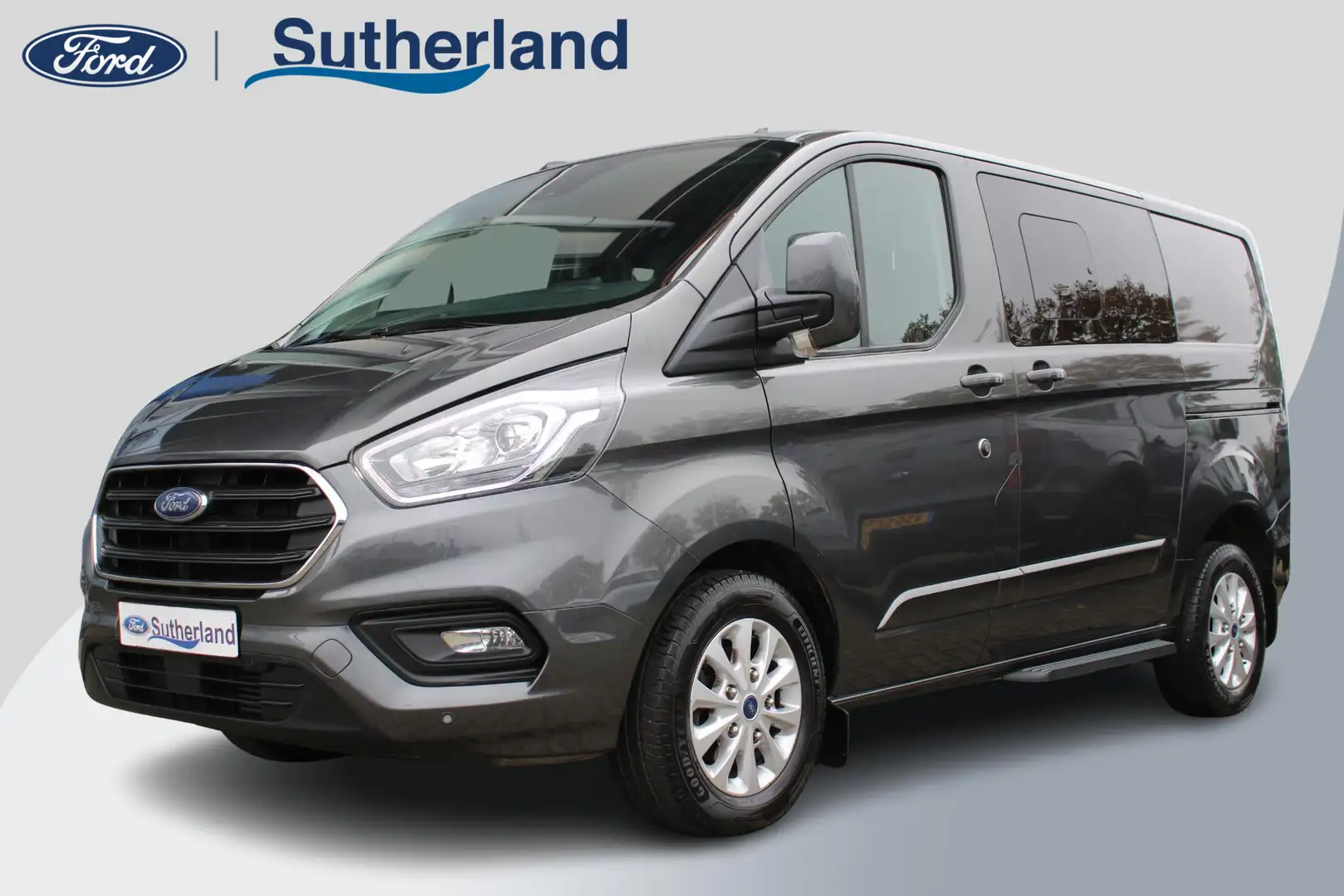 Ford Transit Custom 300 2.0 TDCI L1H1 Limited DC | 170pk Automaat | Du Grijs - 1