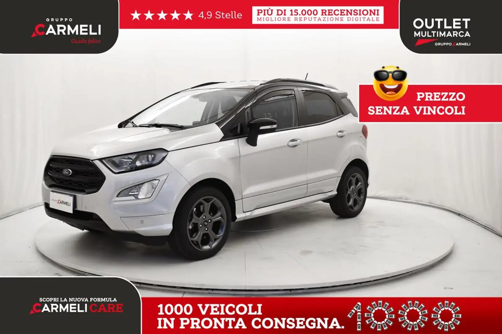 Ford EcoSport 1.0 ecoboost ST-line s&s 125cv my19 Gris - 1