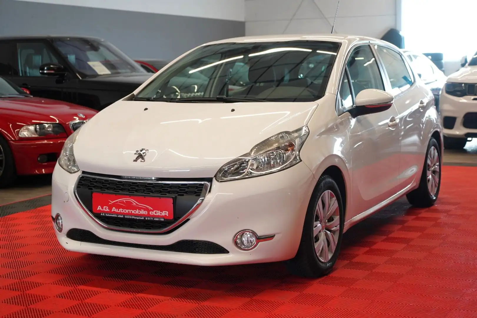 Peugeot 208 1.2 Lim. eVTi Automatik*2.Hand*Tempomat*AC* Weiß - 1