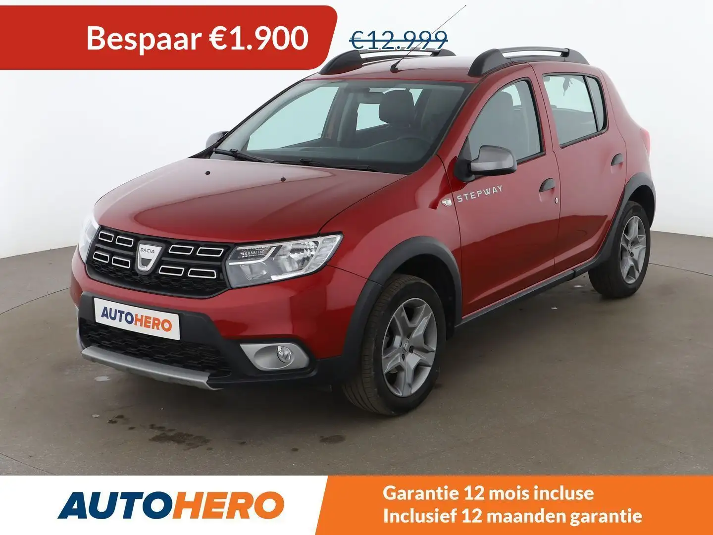 Dacia Sandero 1.0 TCe Stepway Prestige Rood - 1